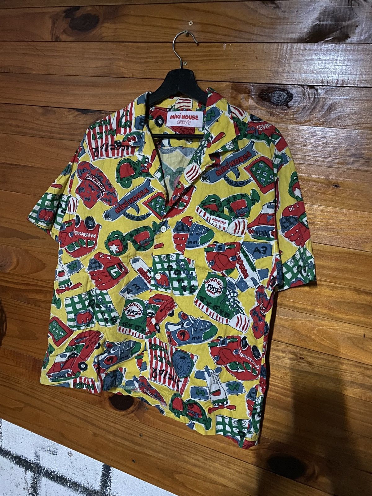 Japanese Brand Vintage Miki House All-Over Print Shirt Harajuku Style Size US M / EU 48-50 / 2 - 4 Thumbnail