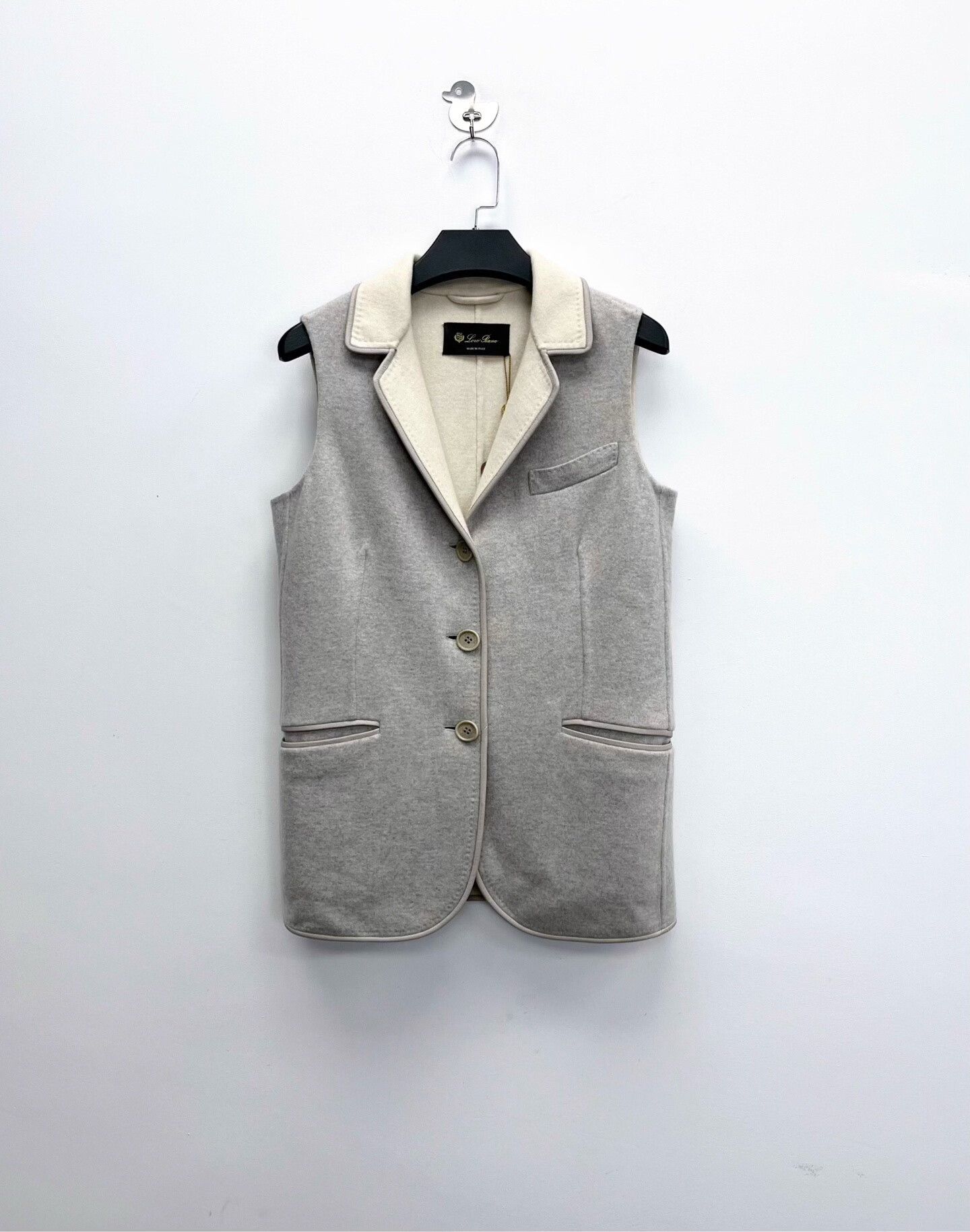 Loro Piana lightweight gray cashmere vest by Loro Piana Size US S / EU 44-46 / 1 - 1 Thumbnail