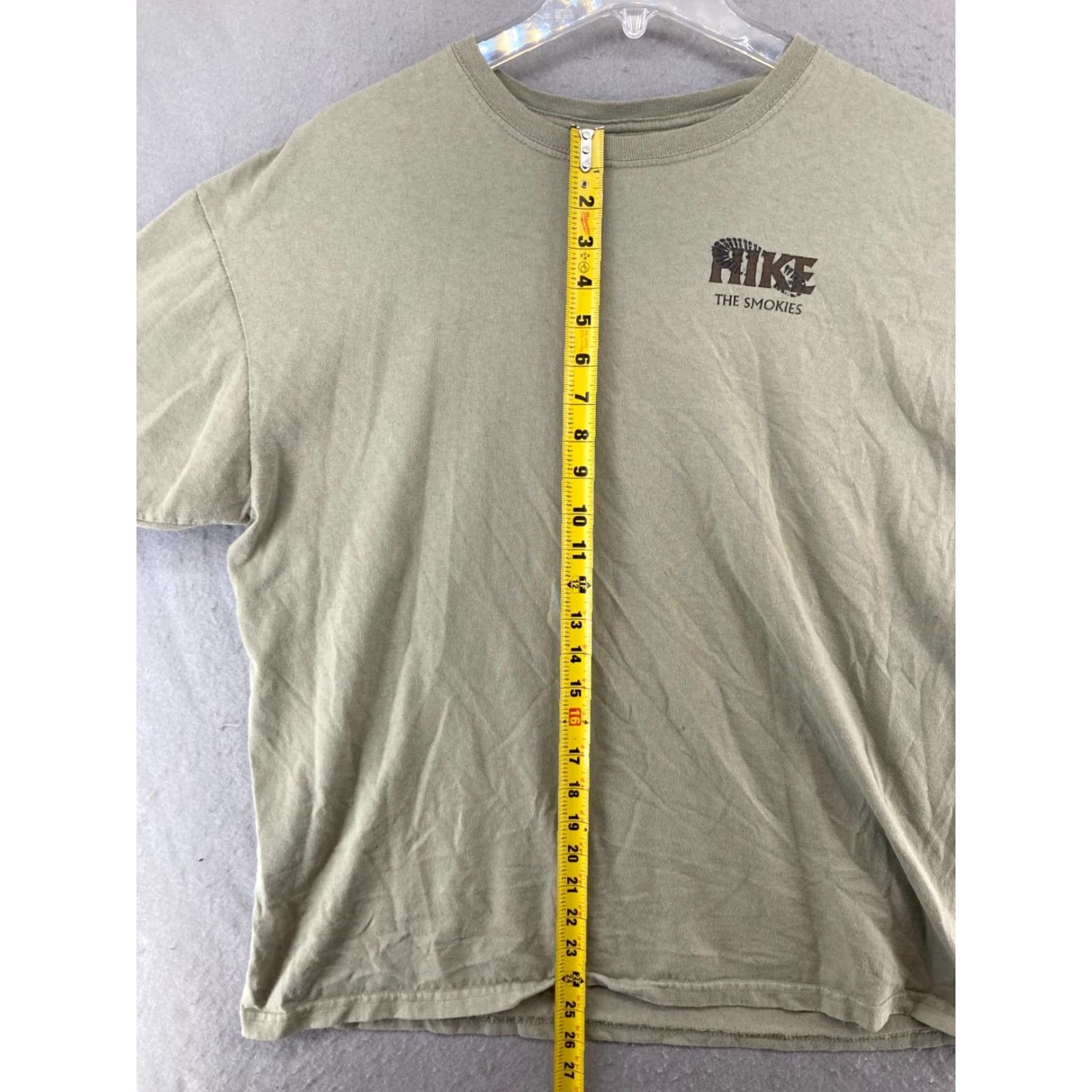 Anvil Hiker Wisdom Mens TShirt XL Tan Hike The Smokies Size US XL / EU 56 / 4 - 4 Thumbnail