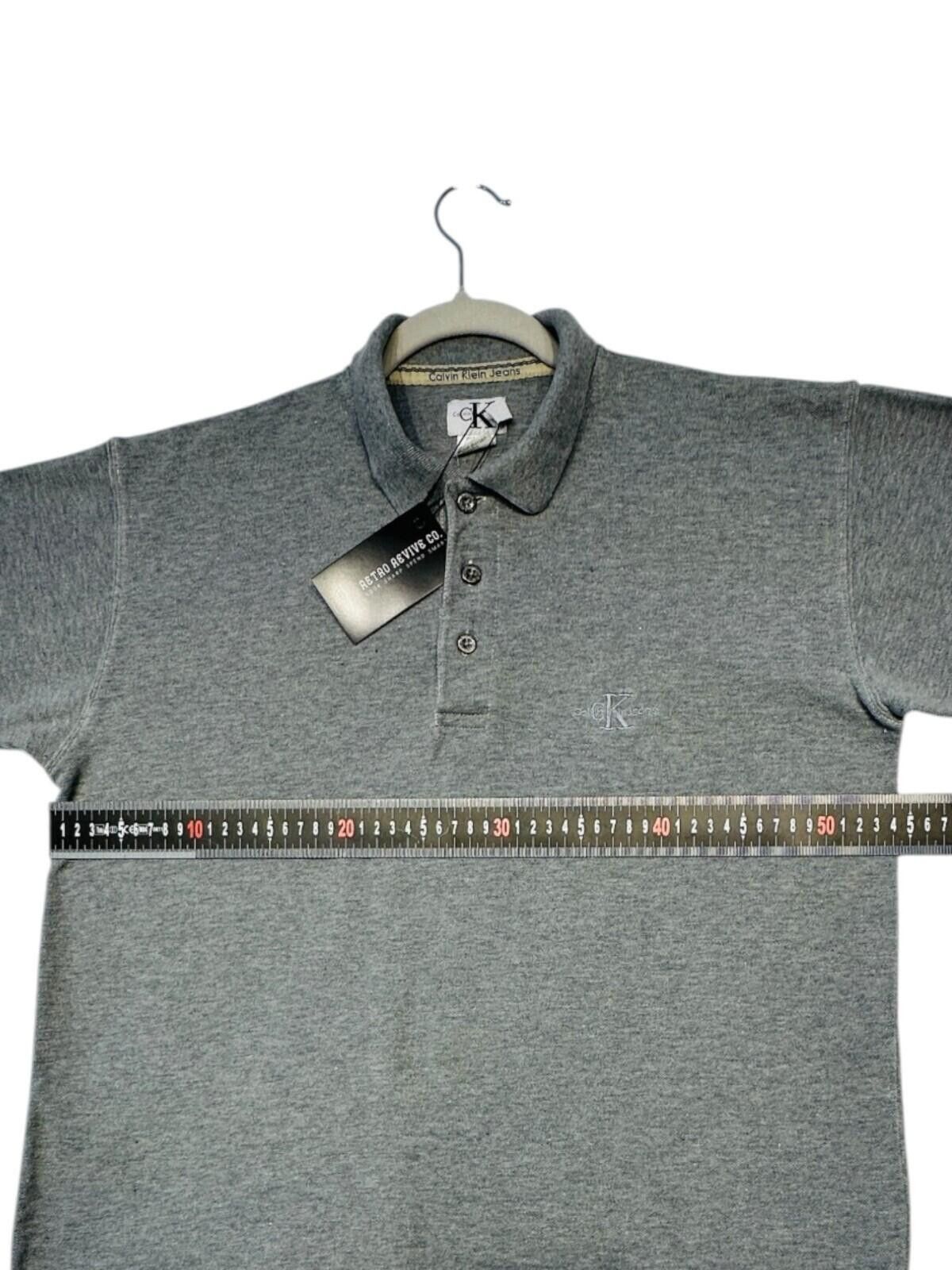 Calvin Klein Calvin Klein Jeans Polo Shirt Men's UK Size M Grey Size US M / EU 48-50 / 2 - 12 Thumbnail