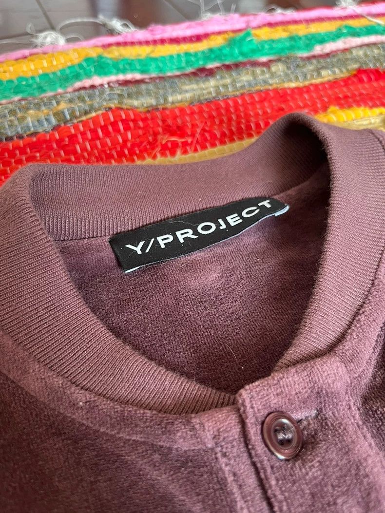 Y/Project Y/PROJECT Velour Long Sleeve Sweatshirt - dmc Size US S / EU 44-46 / 1 - 1 Thumbnail