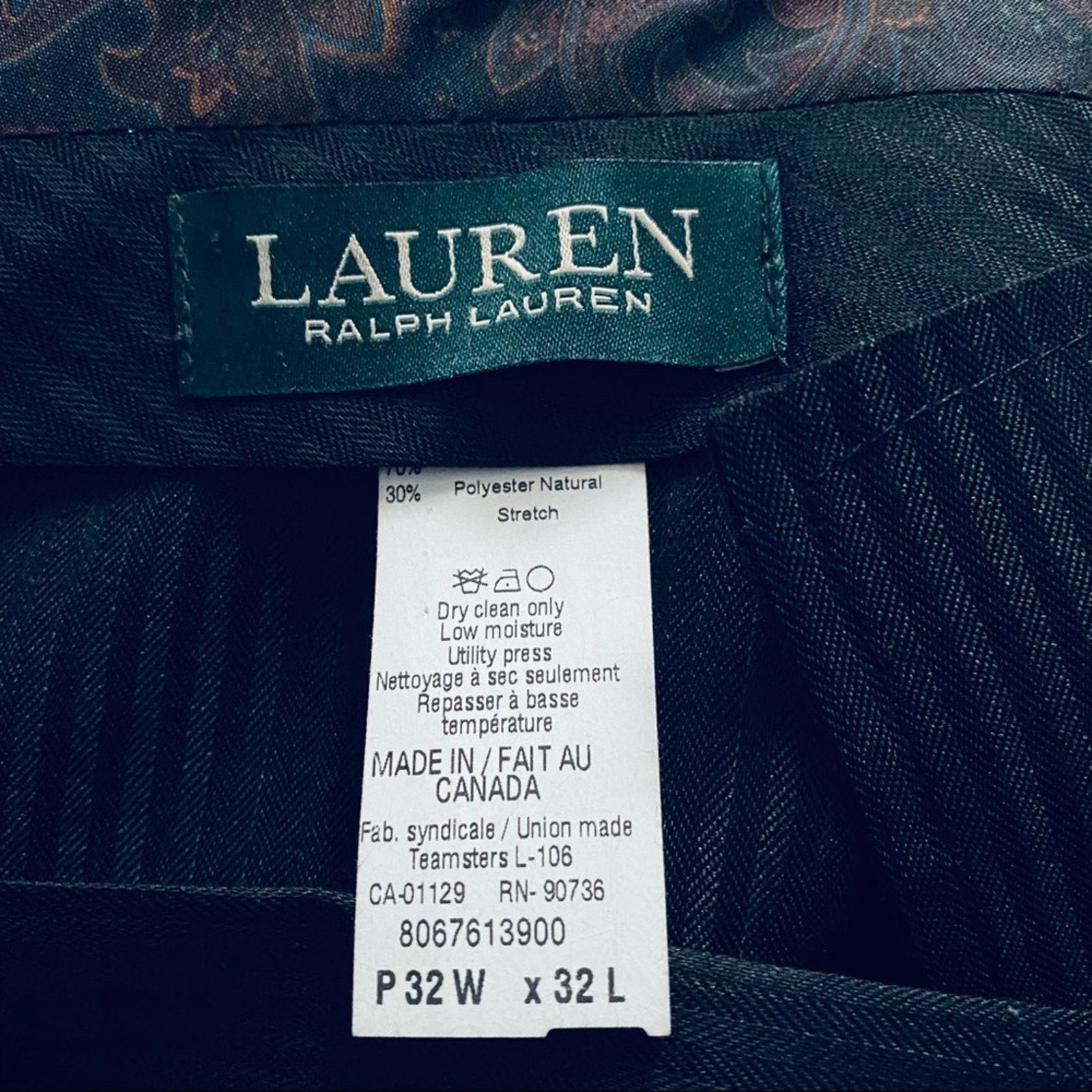 Lauren Ralph Lauren NWT Lauren Ralph Lauren brown plaid dress slacks Size US 32 / EU 48 - 4 Thumbnail