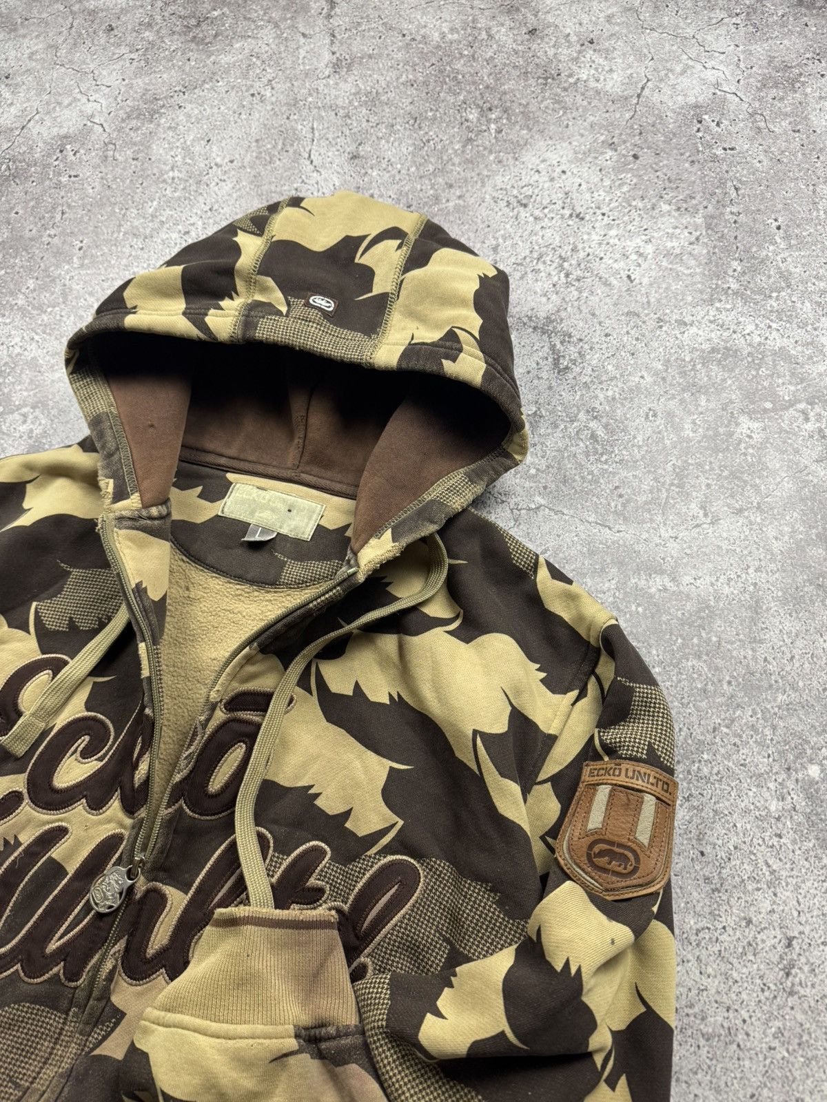 Ecko Unltd. Crazy Vintage Ecko Unltd Y2K Zip Hoodie Y2K Style Japan Size US L / EU 52-54 / 3 - 16 Thumbnail