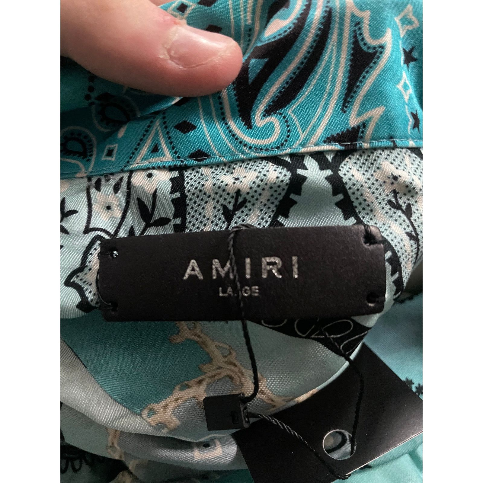 Amiri Amiri Paisley Button Up Used Large Size US L / EU 52-54 / 3 - 2 Thumbnail