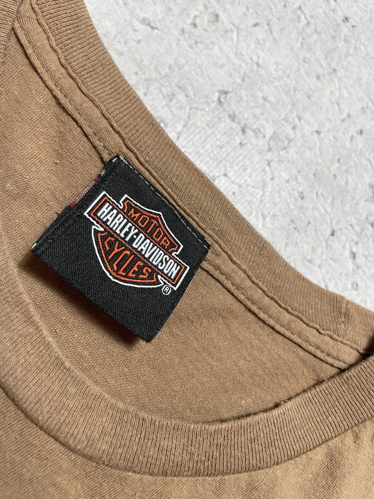 Harley Davidson × Vintage Vintage Harley Motor Davidson Big Logo Biker T-Shirt Size US XL / EU 56 / 4 - 8 Thumbnail