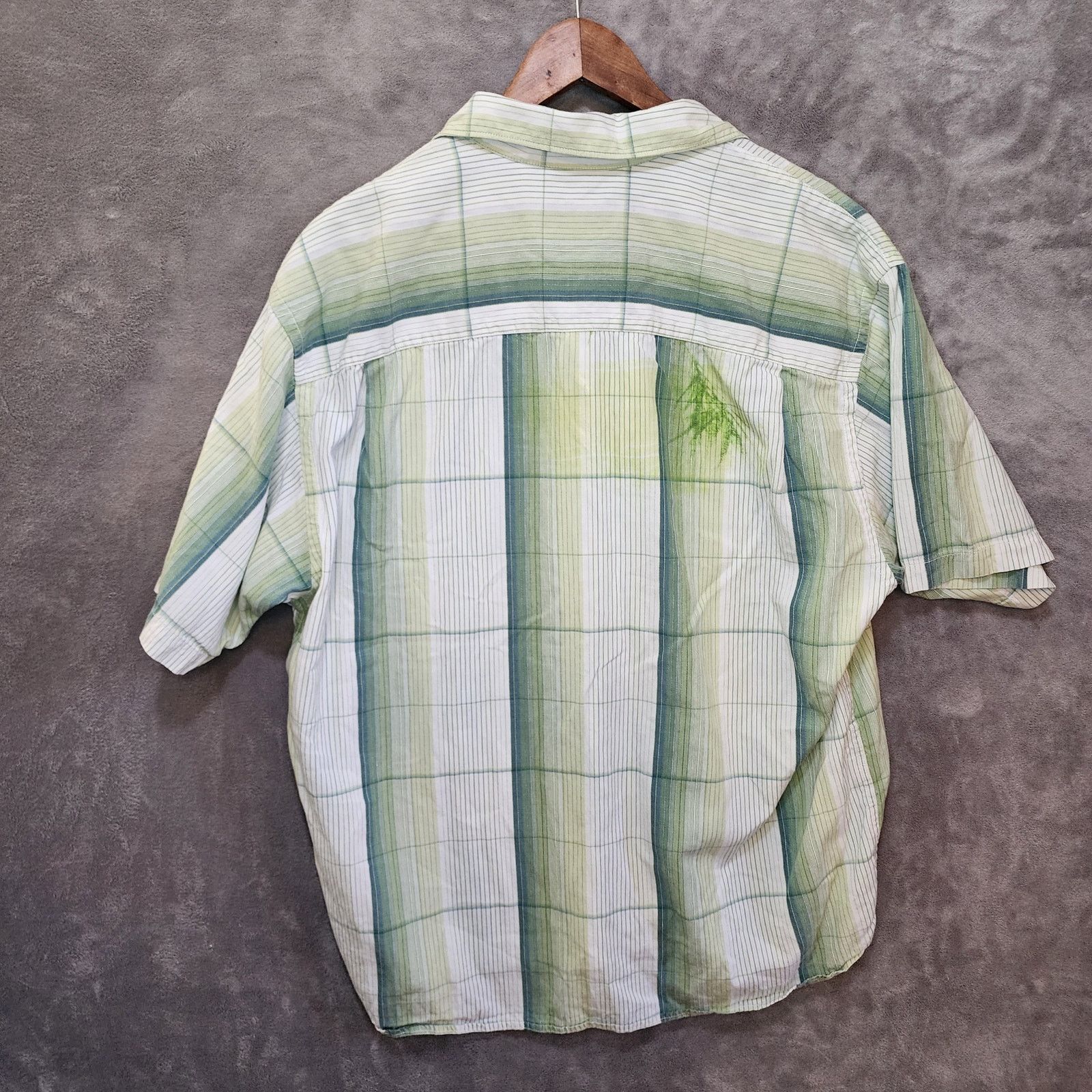 Tommy Bahama Green & White Plaid Tommy Bahama Island Shirt XL Size US XL / EU 56 / 4 - 2 Thumbnail