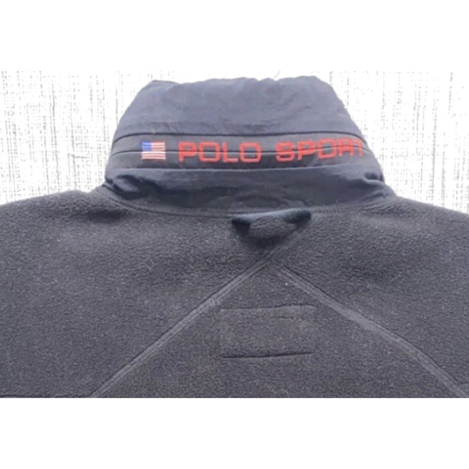 Polo Ralph Lauren Polo Sport Ralph Lauren Mens Black Fleece Full Zip Jacket Size L Size US L / EU 52-54 / 3 - 7 Thumbnail