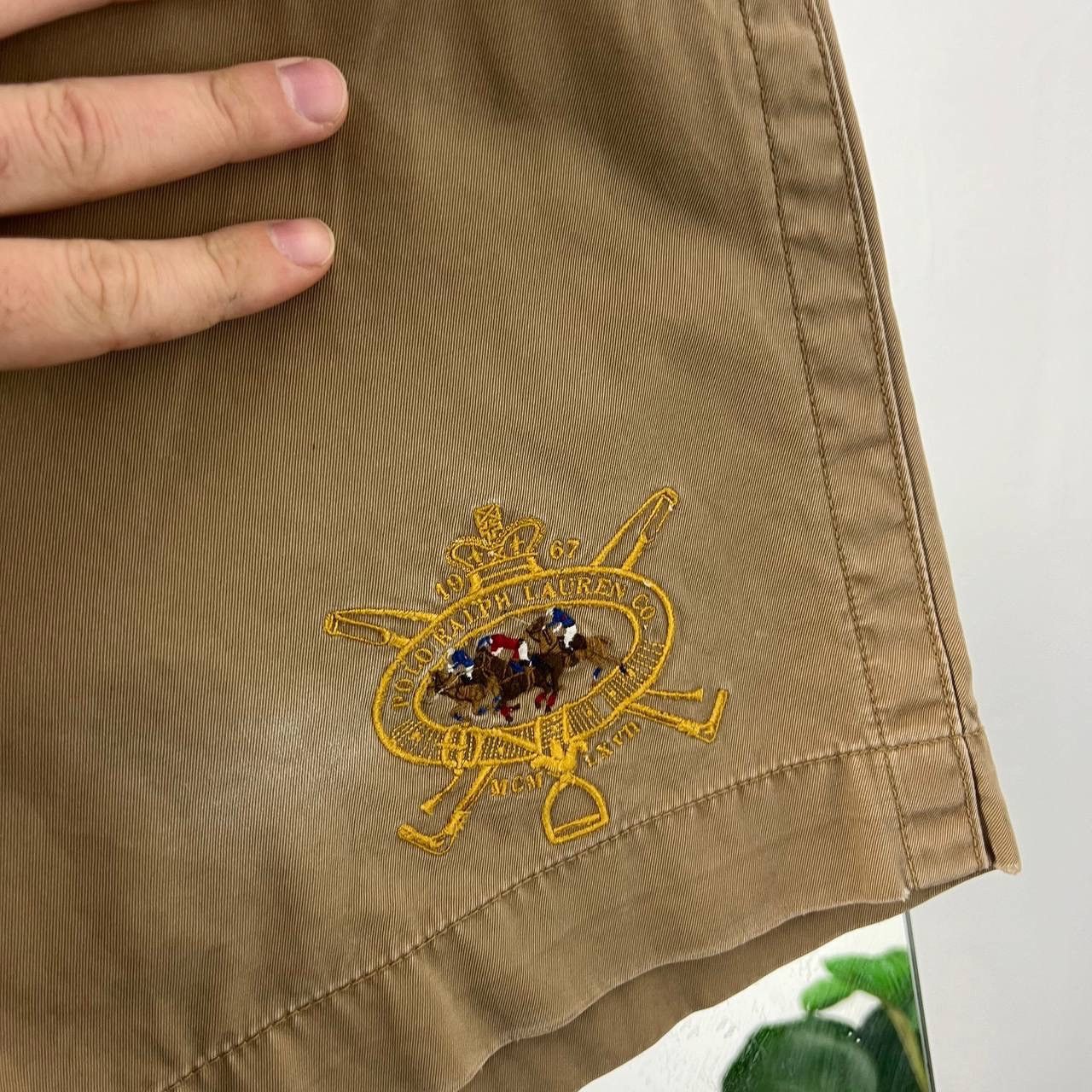 Vintage Vintage Y2K Polo Ralph Lauren Big Logo Chino Shorts Size US 42 / EU 58 - 4 Thumbnail