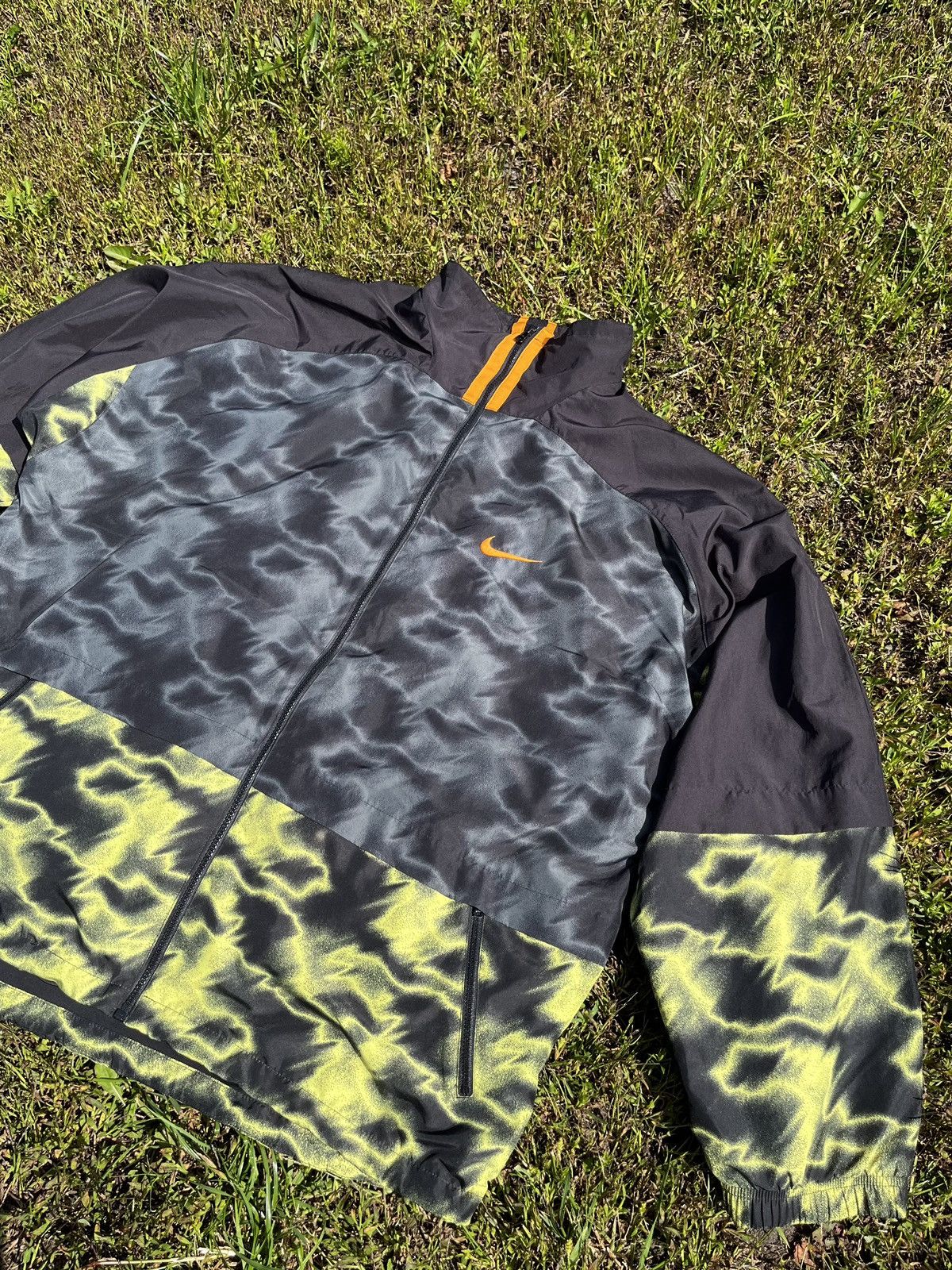 Nike × Vintage 🔥 NIKE CRAZY VINTAGE 90S Y2K NYLON SWOOSH LOGO WINDBREAKER Size US XL / EU 56 / 4 - 1 Thumbnail
