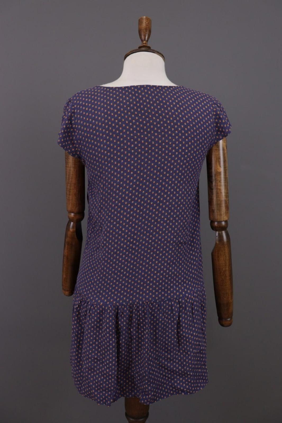Wilkes Bashford Ladies BA&SH Purple Floral Lagenlook Mini Dress Sz 0 Size XS / US 0-2 / IT 36-38 - 11 Thumbnail