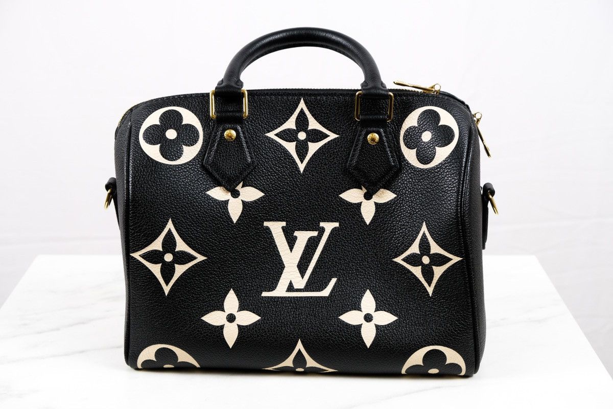 Louis Vuitton LV Speedy Bandouliere Bag Bicolor Monogram Empreinte Size ONE SIZE - 1 Thumbnail