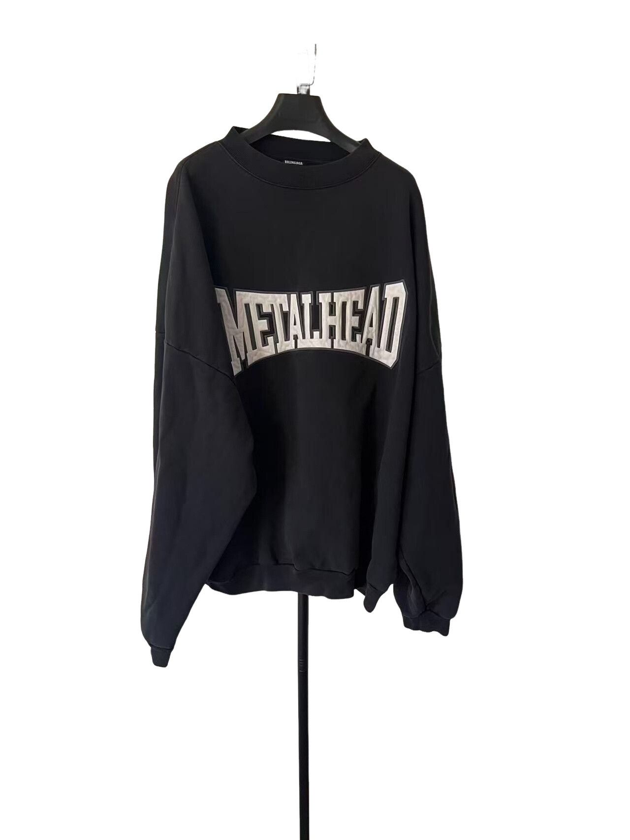 Balenciaga Balenciaga Metalhead Patch Sweatshirt L Size US L / EU 52-54 / 3 - 1 Thumbnail