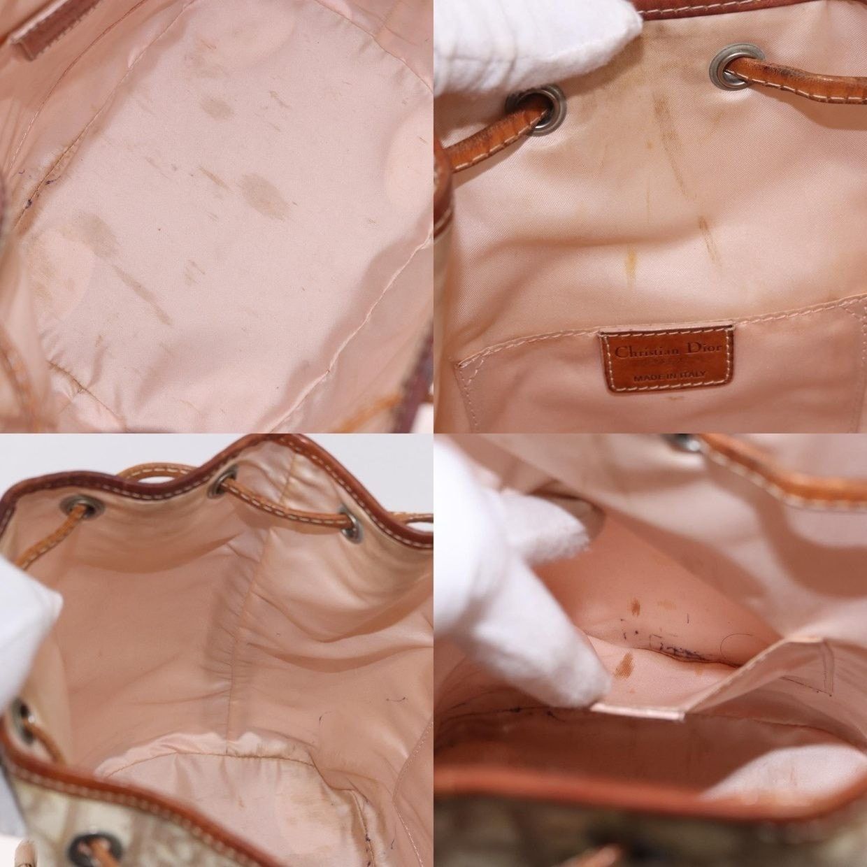 Dior Dior Romantic Chain Shoulder Bag Beige Size ONE SIZE - 15 Thumbnail