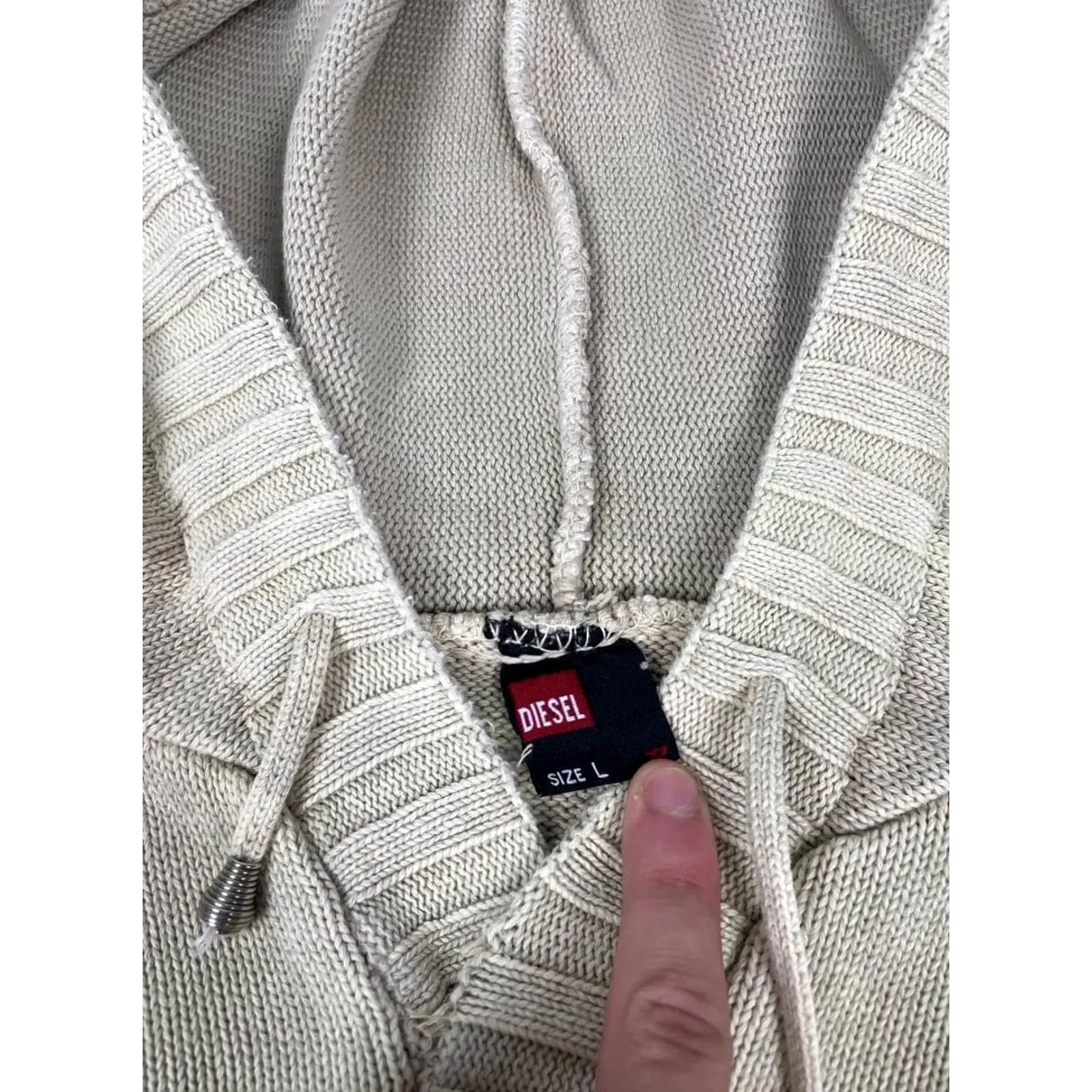 Diesel VINTAGE Diesel Hoodie Big Logo Gray Diesel Hoodie L Men XS? Size US L / EU 52-54 / 3 - 7 Thumbnail