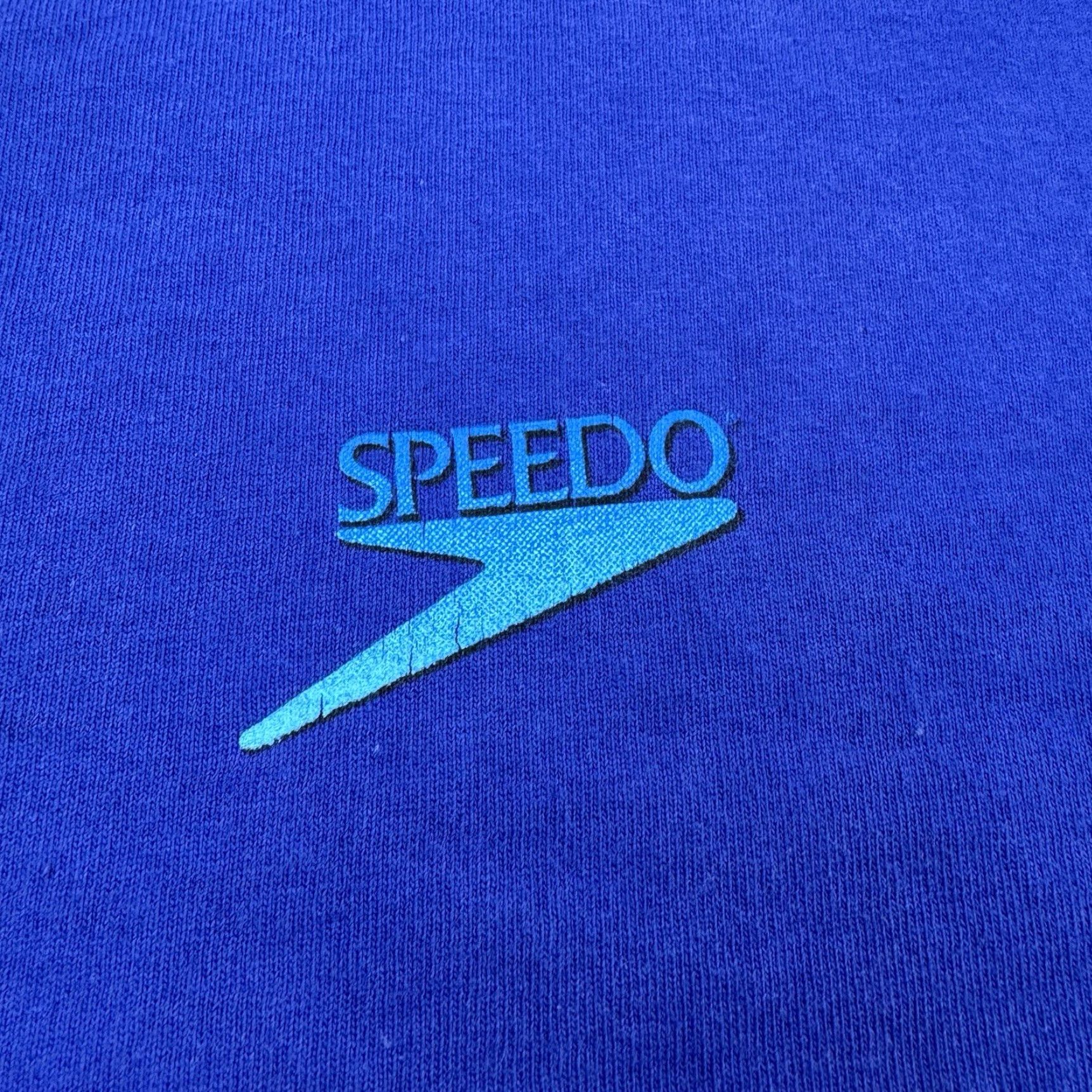 Speedo VINTAGE Speedo T-Shirt Adult XL Blue Ocean Nature Beach 90s Y2K Size US XL / EU 56 / 4 - 7 Thumbnail