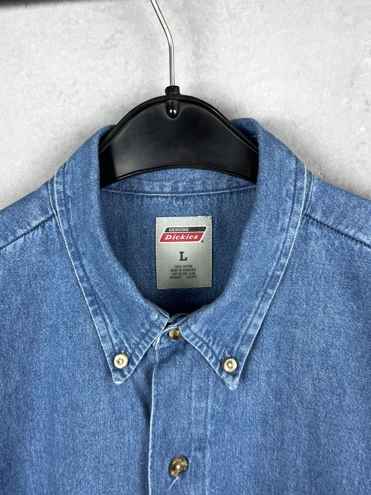 Dickies × Vintage VINTAGE Dickies Denim Button Shirt Size US L / EU 52-54 / 3 - 6 Thumbnail