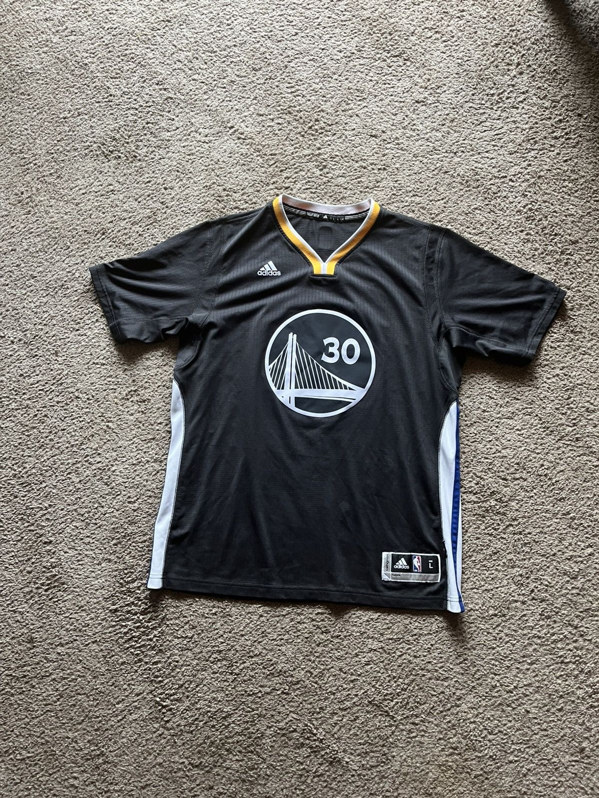 Nike Steph curry swingman sleeve jersey size L Size US L / EU 52-54 / 3 - 1 Thumbnail