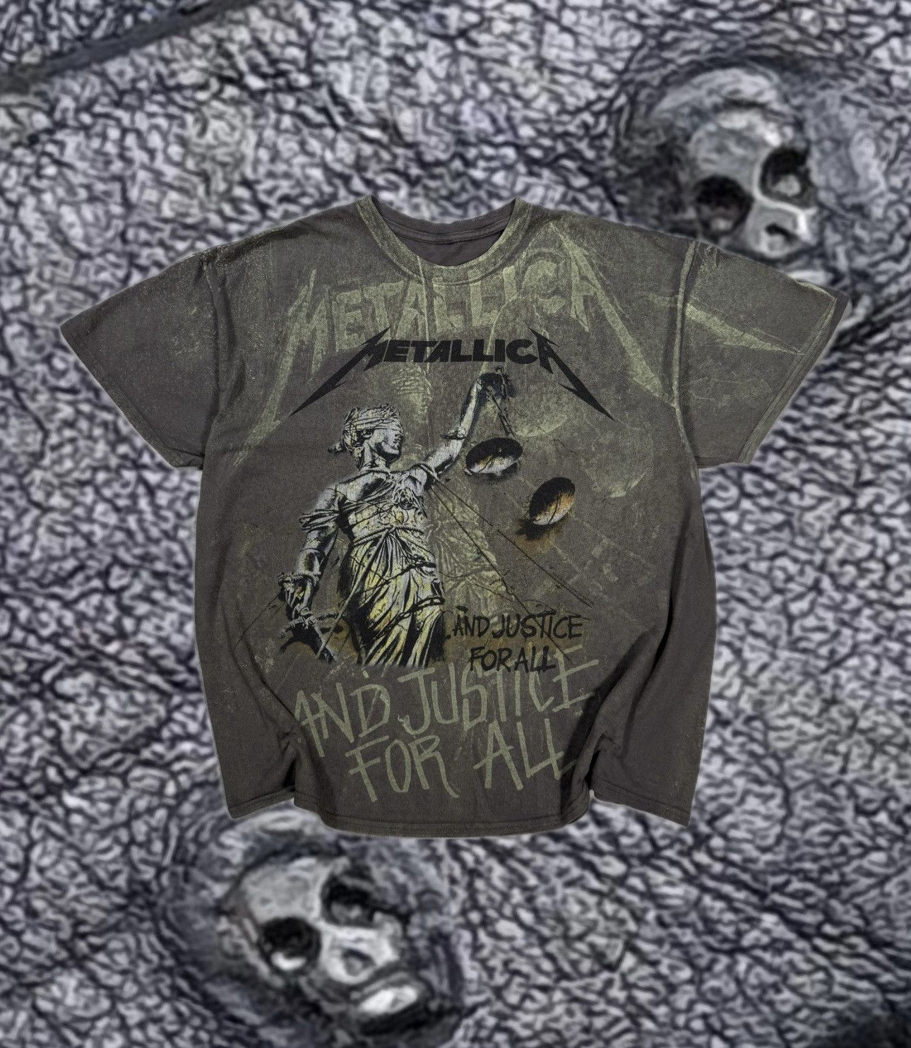 Band Tees Metallica And Justice For All 2014 Full Print Band TEE Size US XL / EU 56 / 4 - 1 Thumbnail