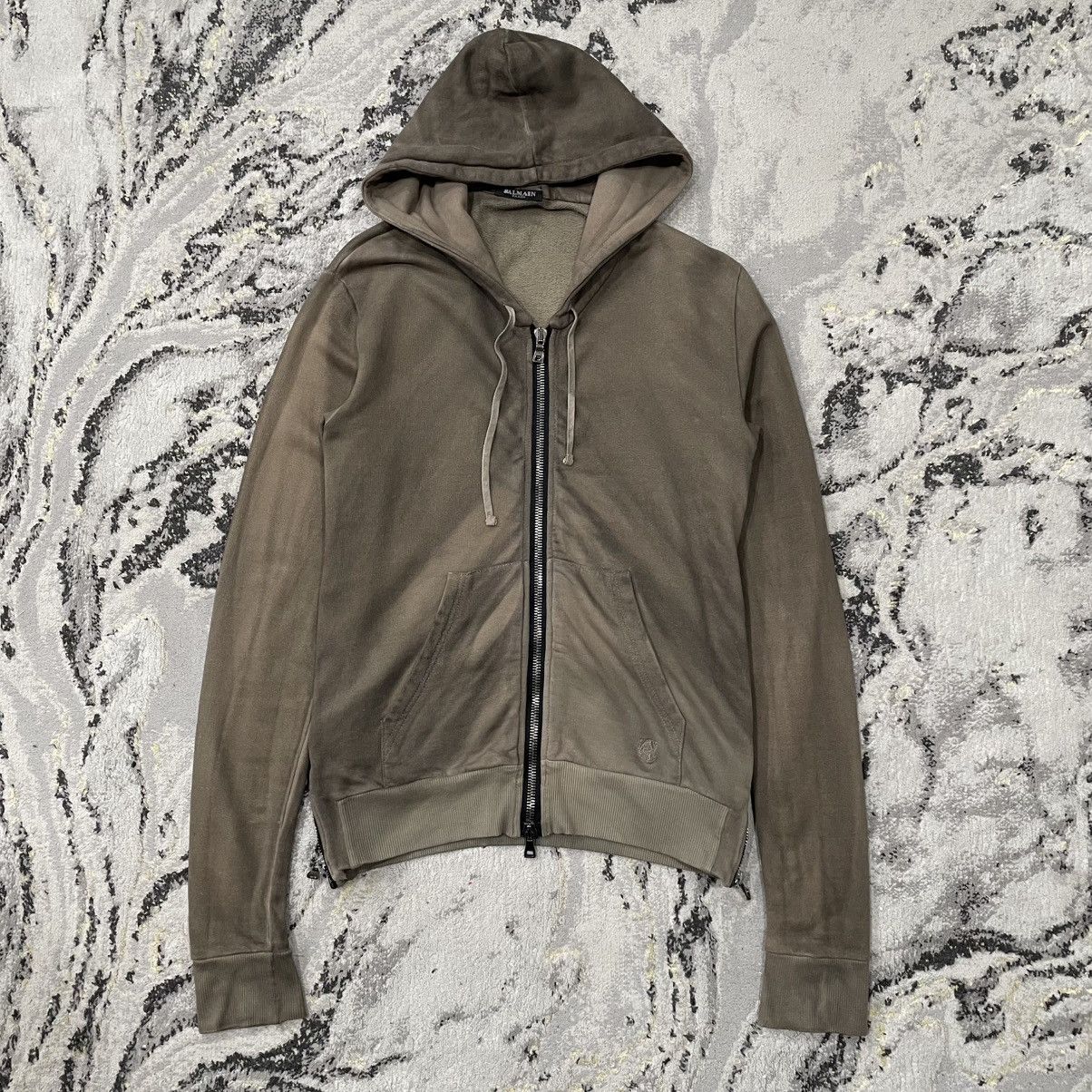 Balmain Balmain by Decarnin AW11 Brown Tie Dye Hoodie | Grailed