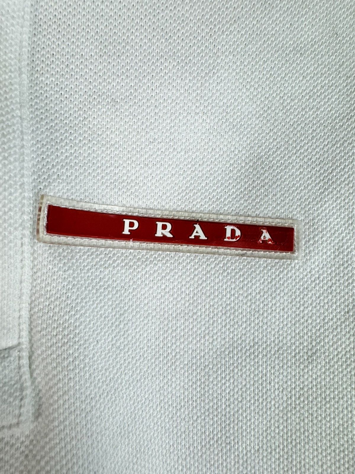 Prada PRADA Red Tab Collection White Polo Shirt size L Size US L / EU 52-54 / 3 - 4 Thumbnail