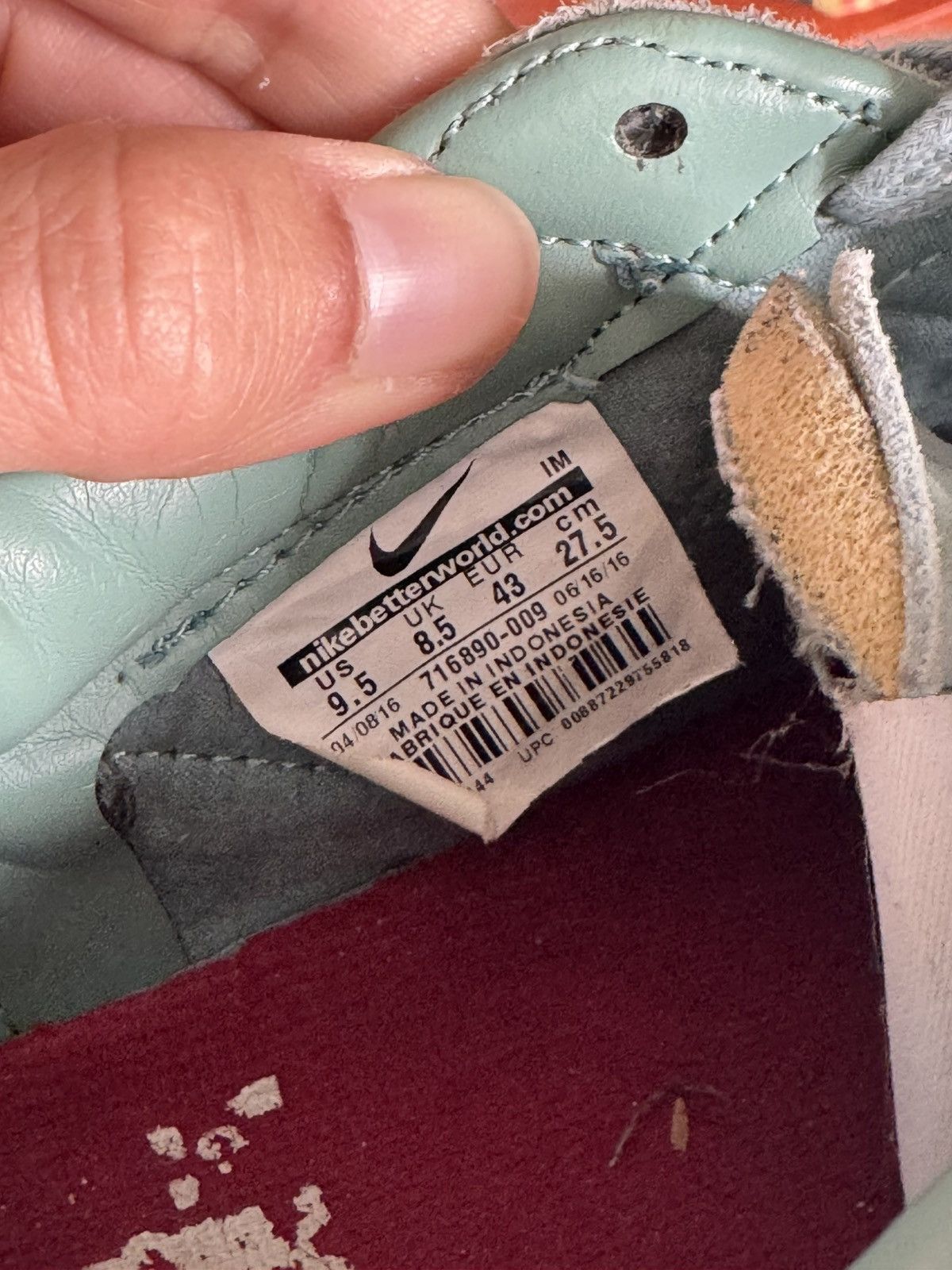 Nike × Supreme Supreme x Nike Blazers Size US 9.5 / EU 42-43 - 6 Thumbnail