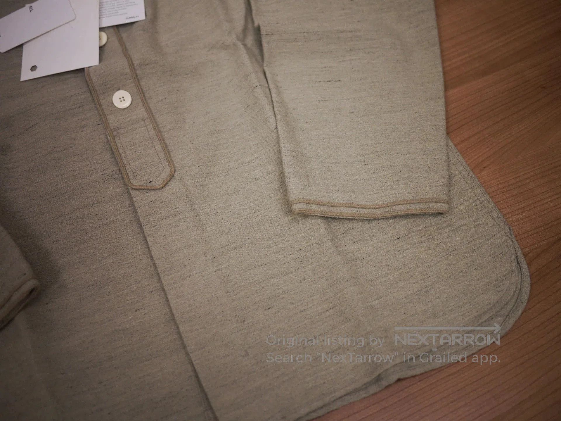 Visvim Gray Long Sleeve Button-Up Shirt Size M. Size US M / EU 48-50 / 2 - 3 Thumbnail