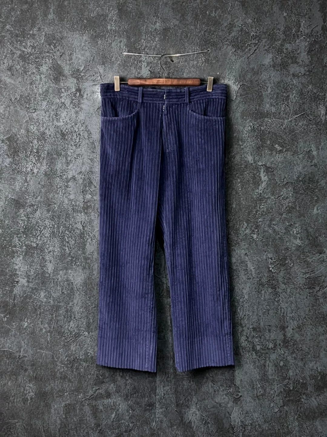 Maison Margiela Maison Margiela Casual Cotton Blue Casual Pants 32 Men Size US 32 / EU 48 - 1 Thumbnail