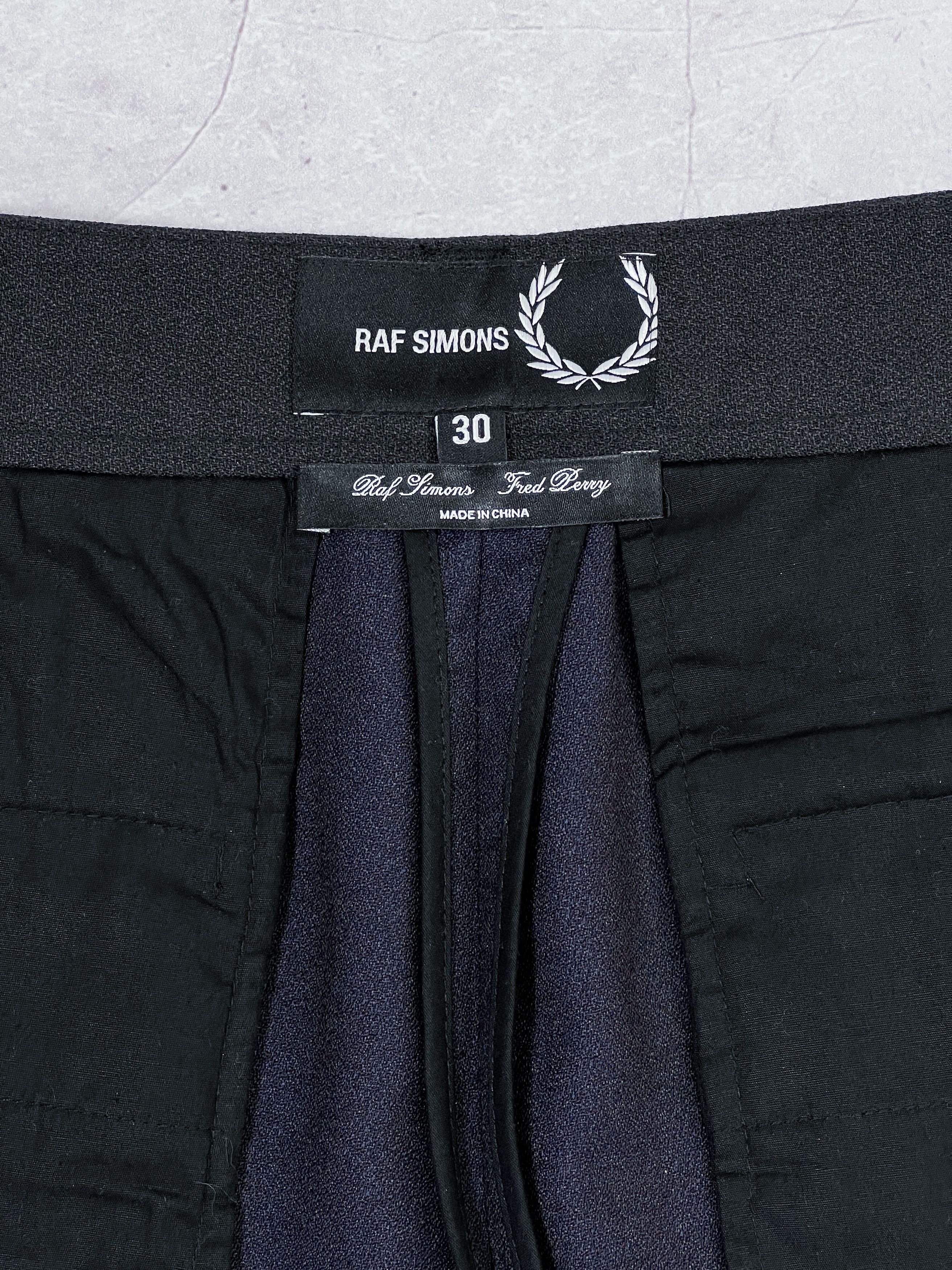 Fred Perry × Raf Simons Raf Simons x Fred Perry Chino Pants Wool Trousers Size US 30 / EU 46 - 21 Thumbnail