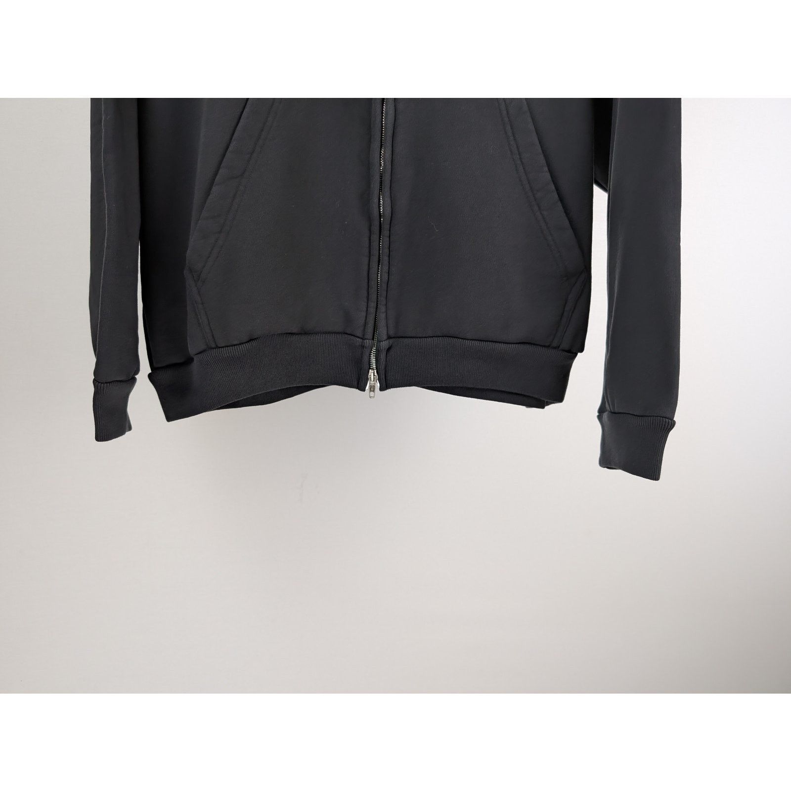 Balenciaga o1rshd1 Need for Speed Tape Fit Zip-up Hoodie in Black Size US L / EU 52-54 / 3 - 5 Thumbnail
