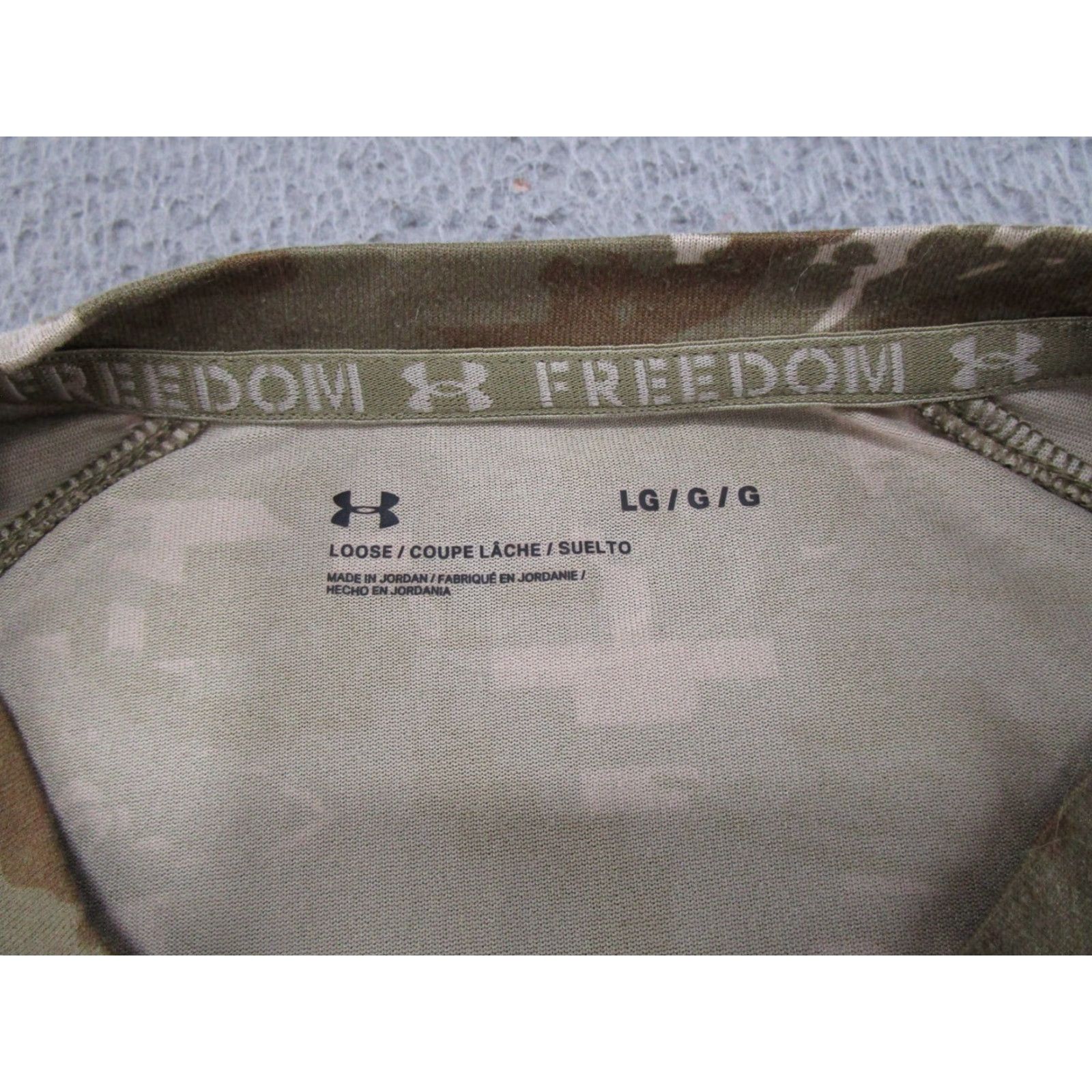 Under Armour Under Armour UA Freedom Short Sleeve T-Shirt Military Camouflage Size L Mens Shirt Regular Color Multicolor Size US L / EU 52-54 / 3 - 3 Thumbnail