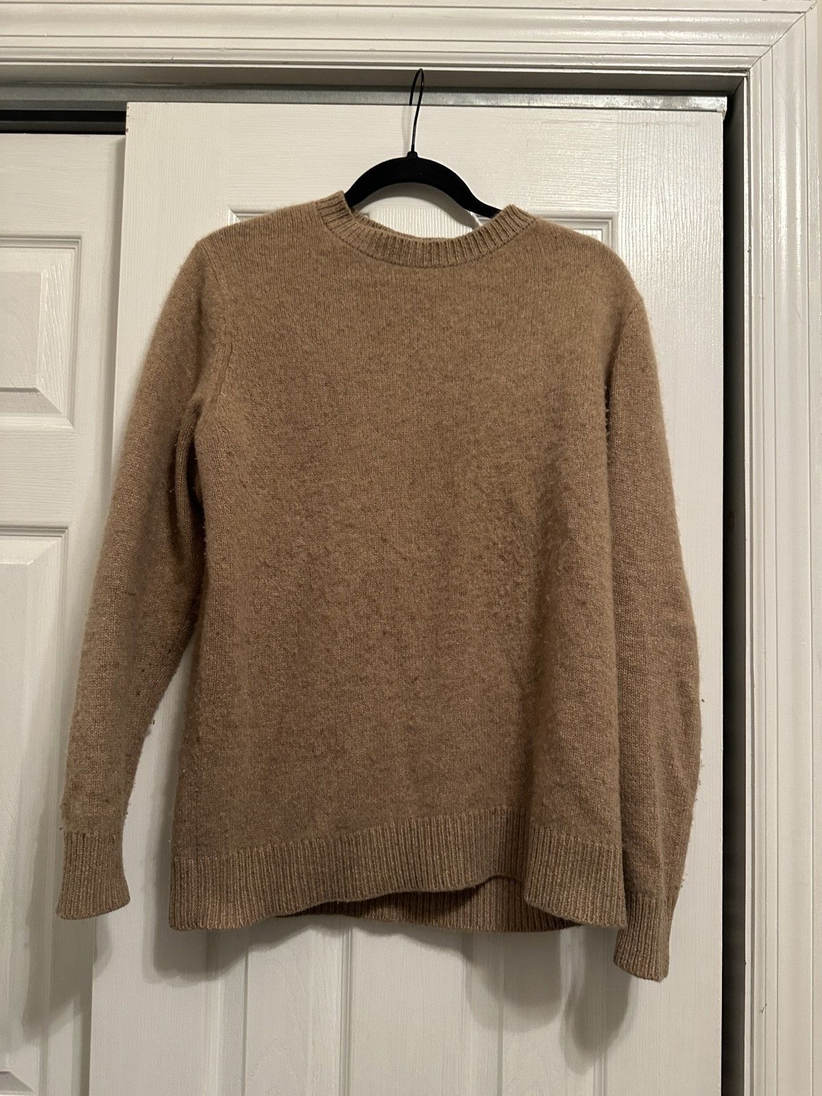 image of The Elder Statesman Cashmere Sweater in Khaki, Men's (Size Small)