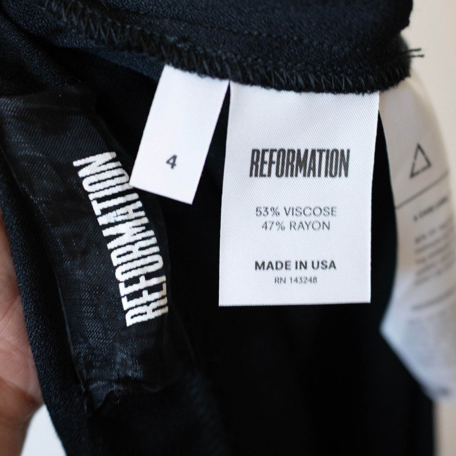 Reformation Reformation Naple Pants Size 27" / US 4 / IT 40 - 3 Thumbnail