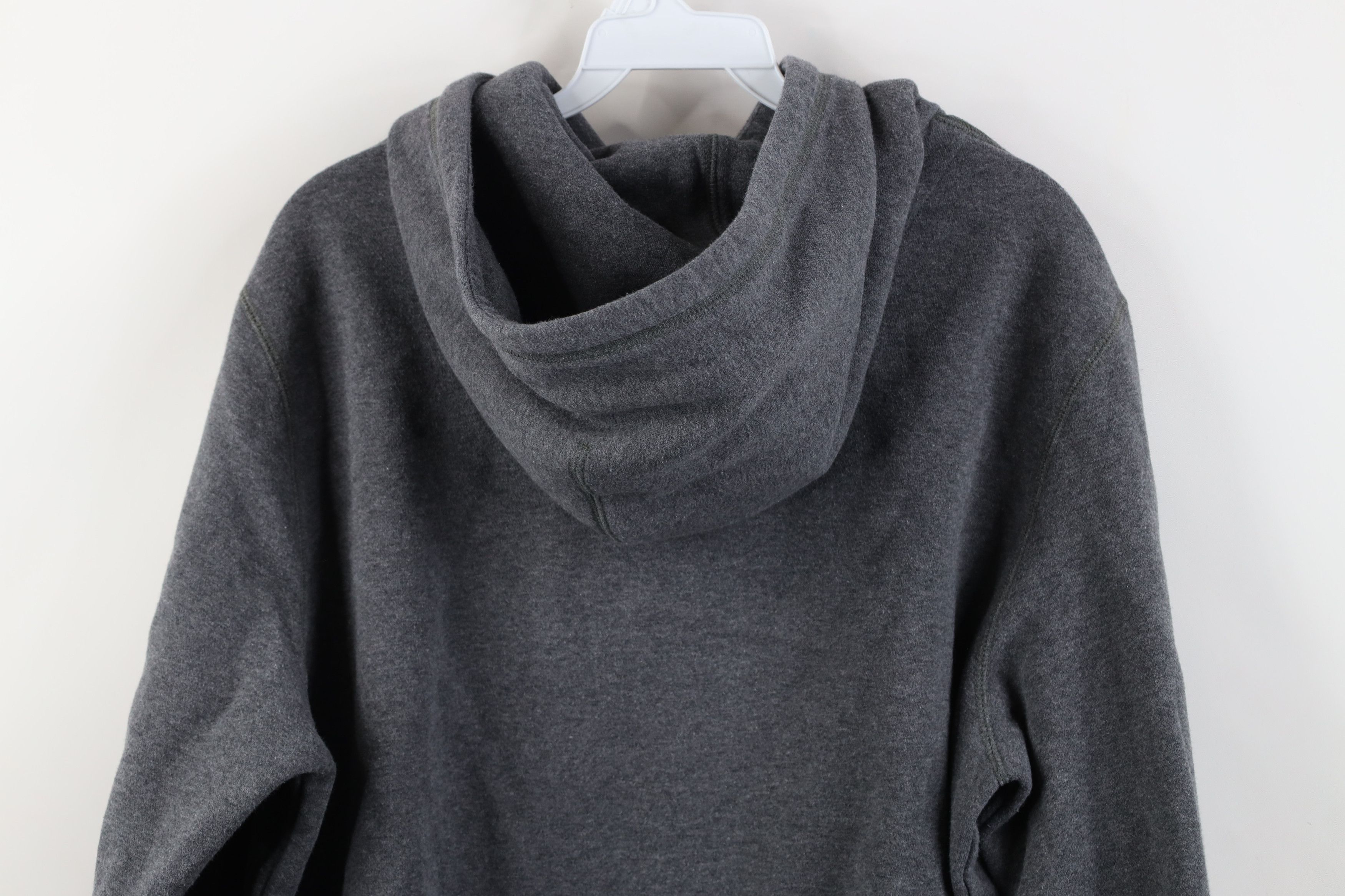 Nike Vintage Y2K Nike Scott Mini Swoosh Hoodie Heather Gray Size US L / EU 52-54 / 3 - 11 Thumbnail