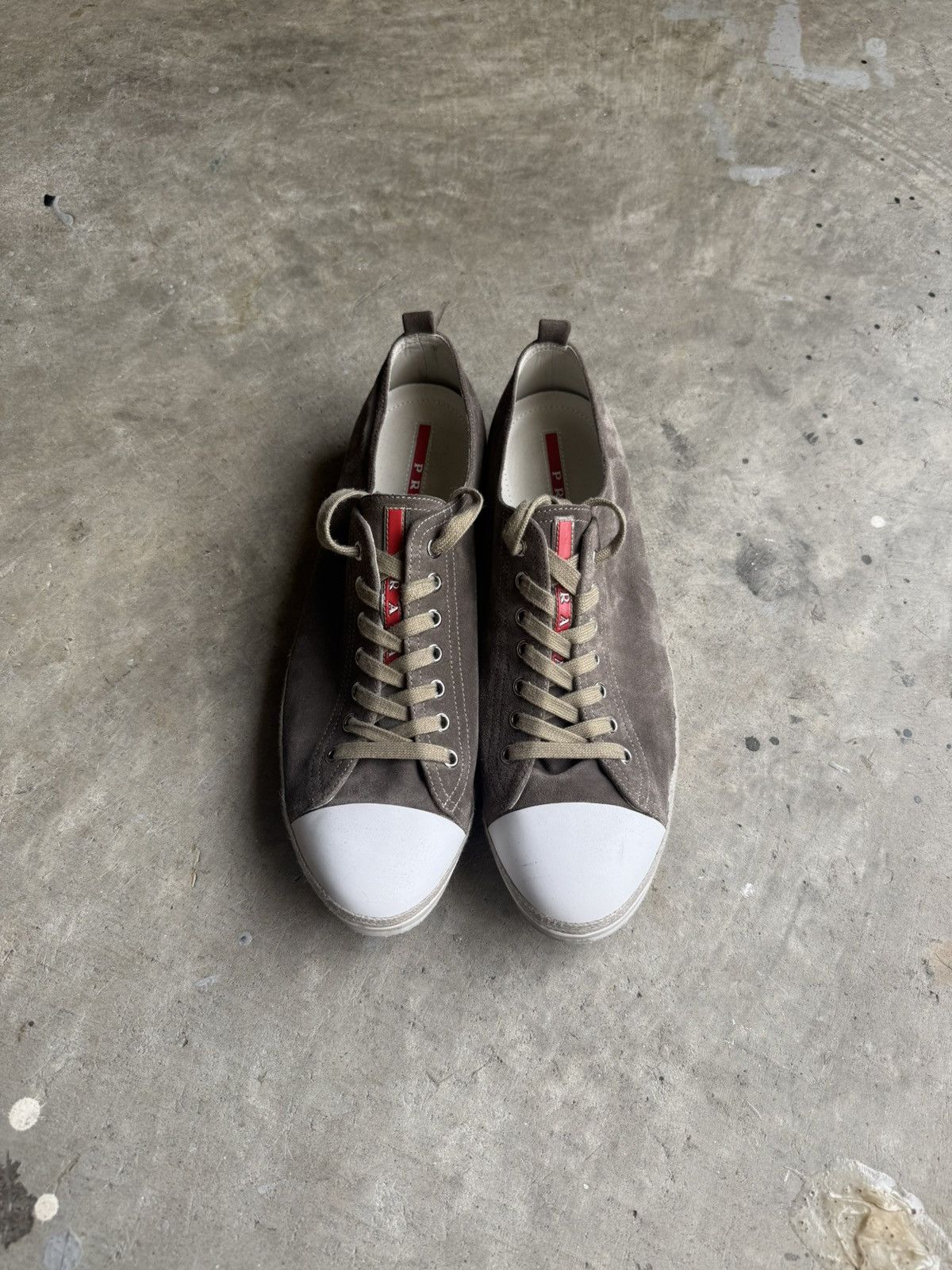 Prada Prada suede sport shoes | Grailed