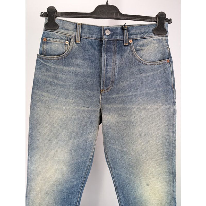 Gucci o1rshd1 Eco Washed Org Denim in Blue Size US 30 / EU 46 - 4 Thumbnail