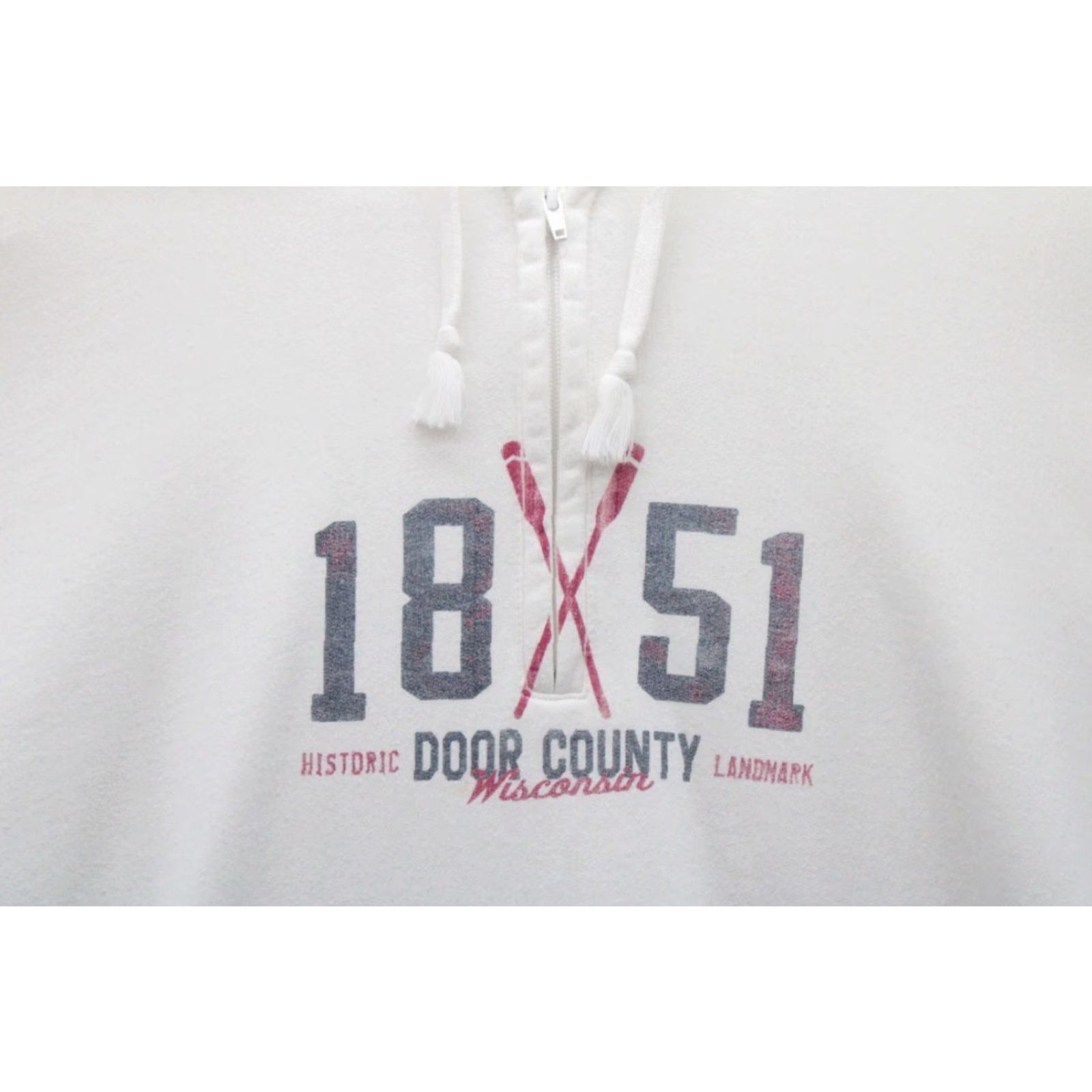 Champion Champion 1851 Sweatshirt Hoodie Men's XL Door County Wisconsin White Outdoors Shirt Size US XL / EU 56 / 4 - 3 Thumbnail