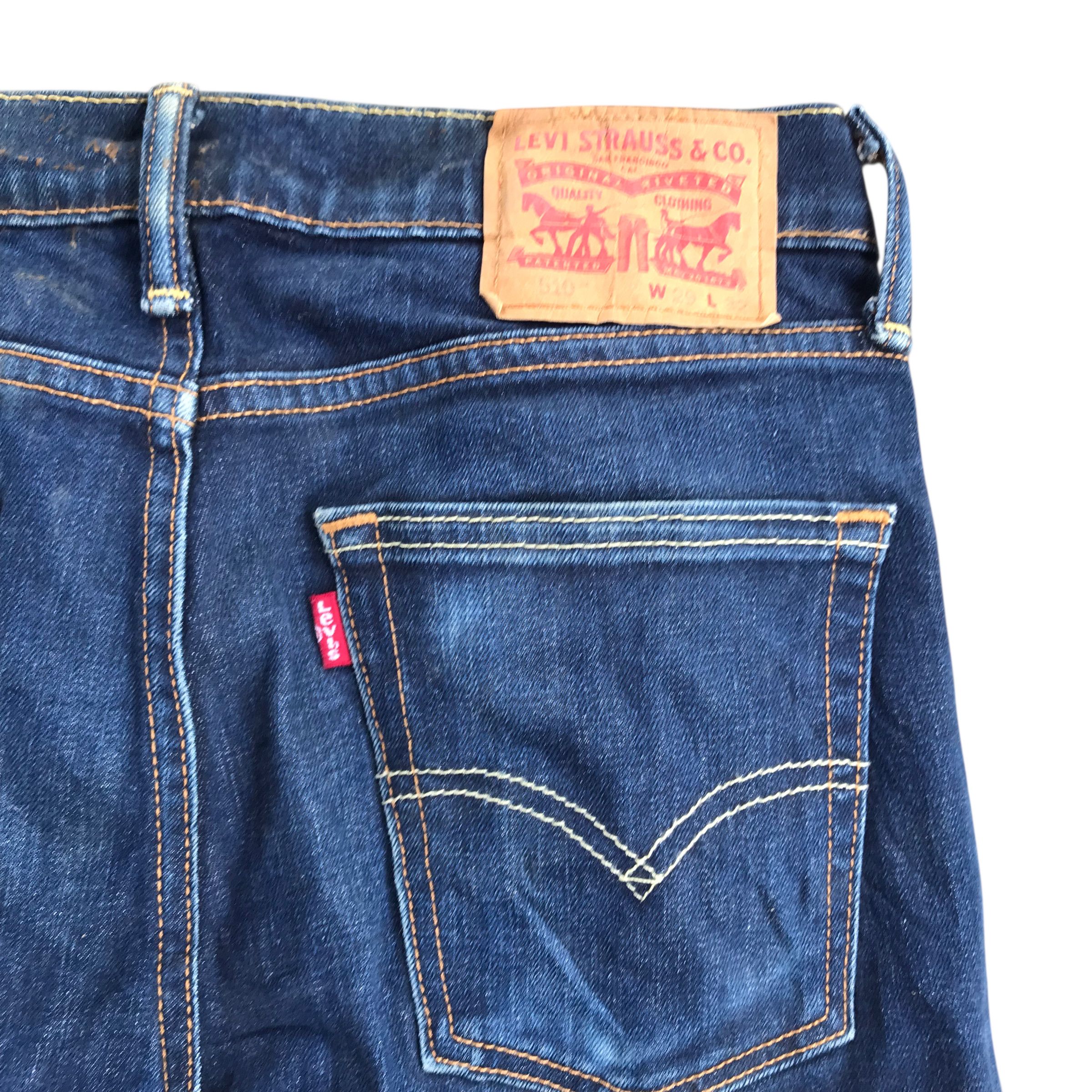 Levi's Vintage Levis 510 Distressed Denim-Size 29 Size US 29 - 7 Thumbnail