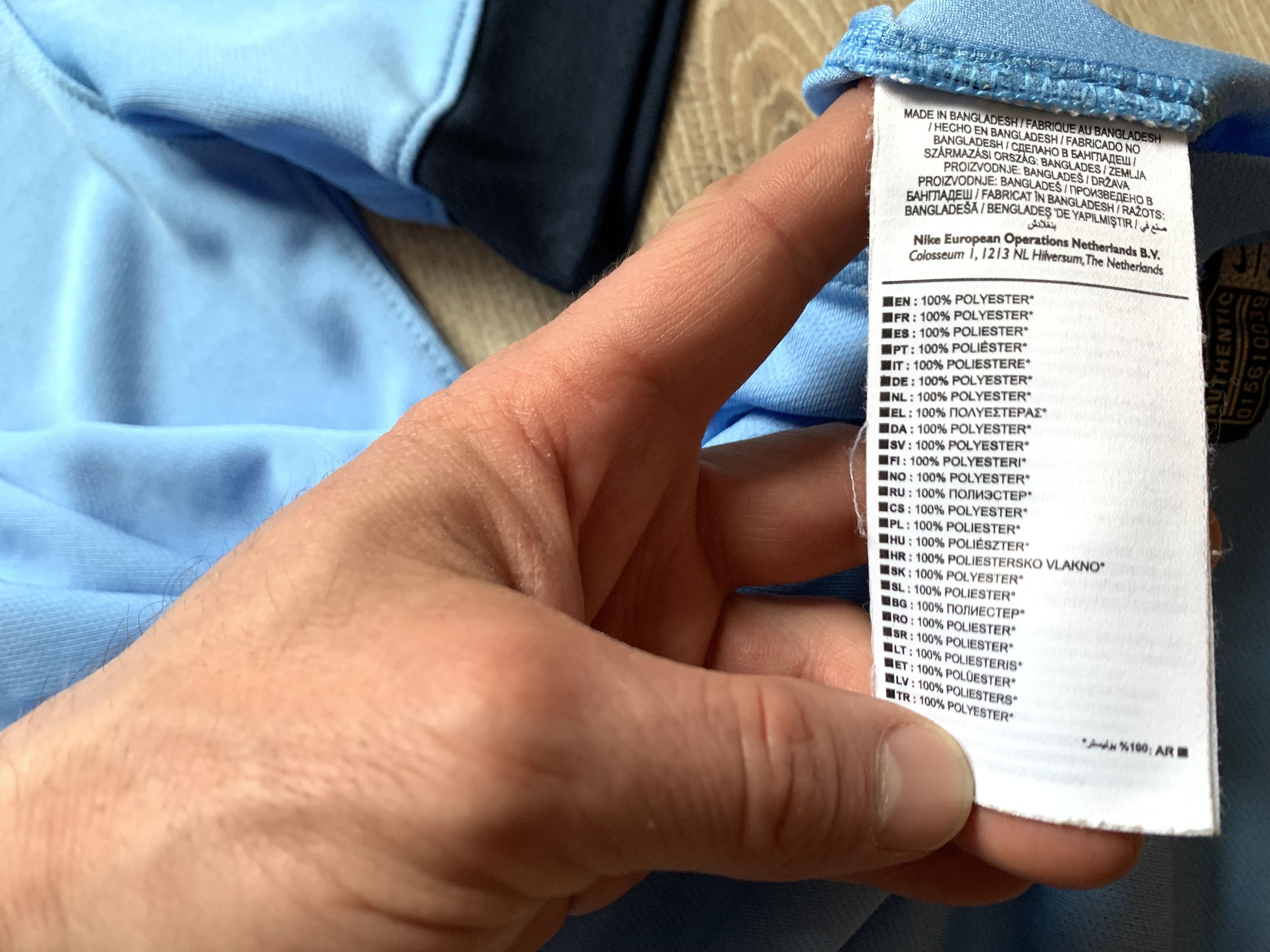 Nike Vintage Nike Manchester City Football Shirt 2014-2015 Size US S / EU 44-46 / 1 - 8 Thumbnail
