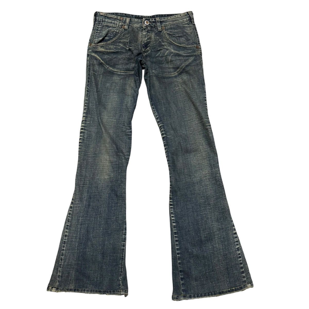 Andrew Mackenzie Andrew Mackenzie Denim Super Flare Jeans LGB Style Size US 30 / EU 46 - 2 Thumbnail