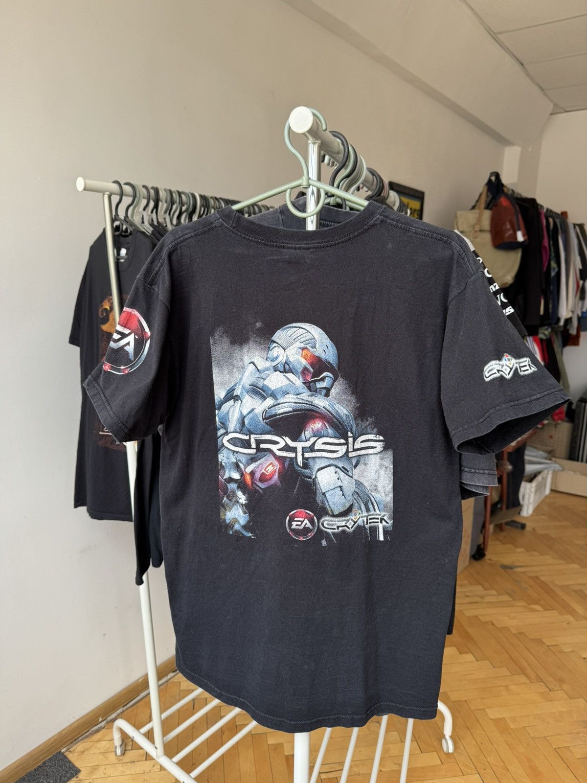 Vintage Nvidia GeForce Lan Crysis 2007 Promo T-shirt Vintage Size US M / EU 48-50 / 2 - 1 Thumbnail