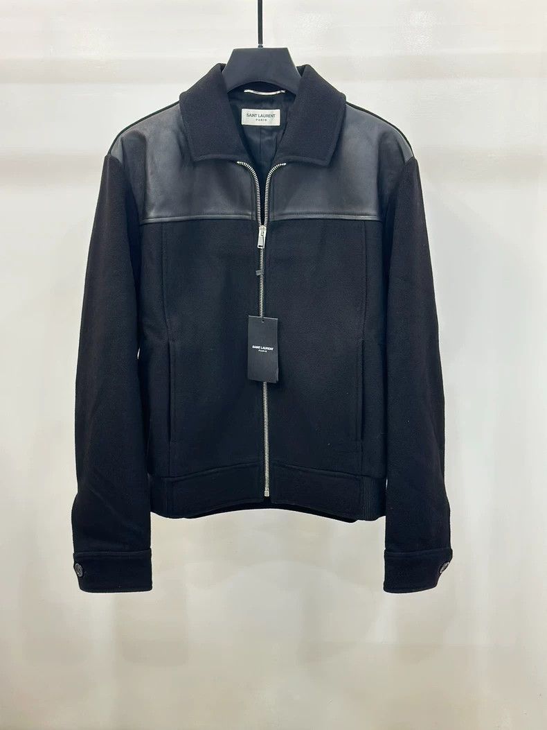 Saint Laurent Paris Saint Laurent Paris Lambskin patchwork jacket-2506 Size US M / EU 48-50 / 2 - 1 Thumbnail