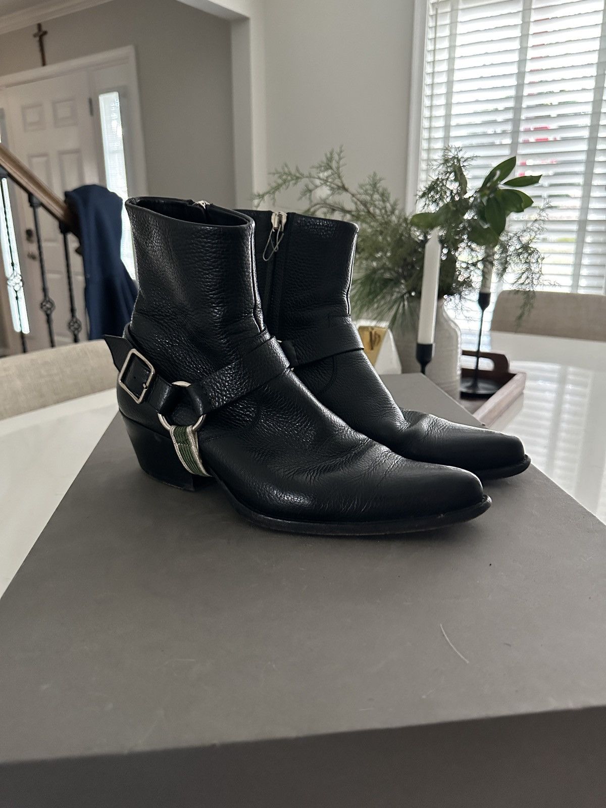 Calvin Klein 205W39NYC Raf Simons 205W39NYC Leather Harness Boot Size US 8 / EU 41 - 1 Thumbnail