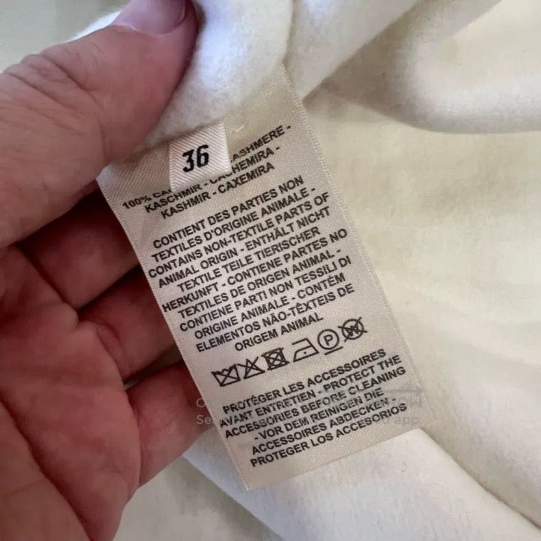 Hermes Hermes 22 Autumn-Winter Off-White Cashmere Coat Size XS / US 0-2 / IT 36-38 - 3 Thumbnail