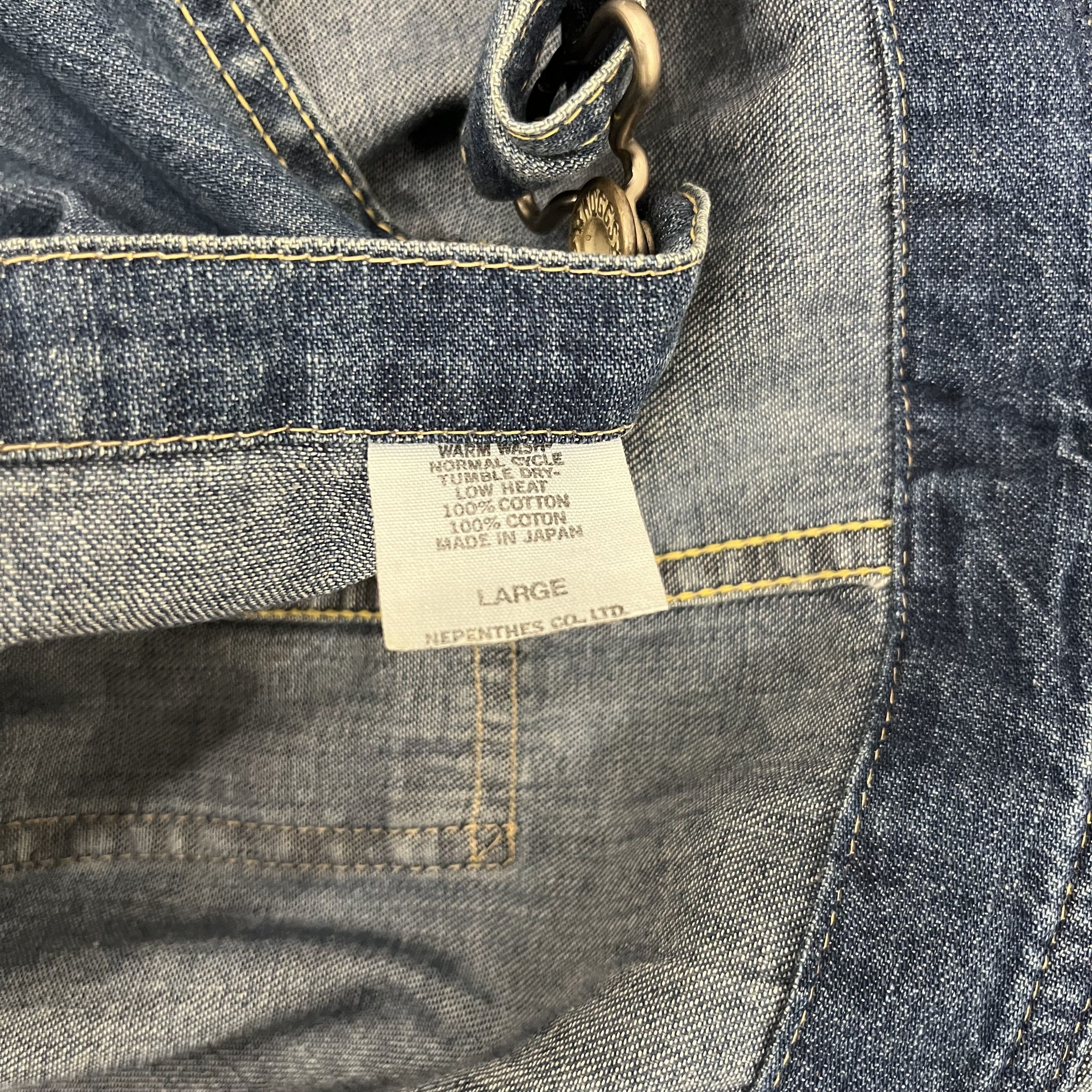 Needles HOGGS by Nepenthes Vintage Denim Overalls Size US 33 - 4 Thumbnail