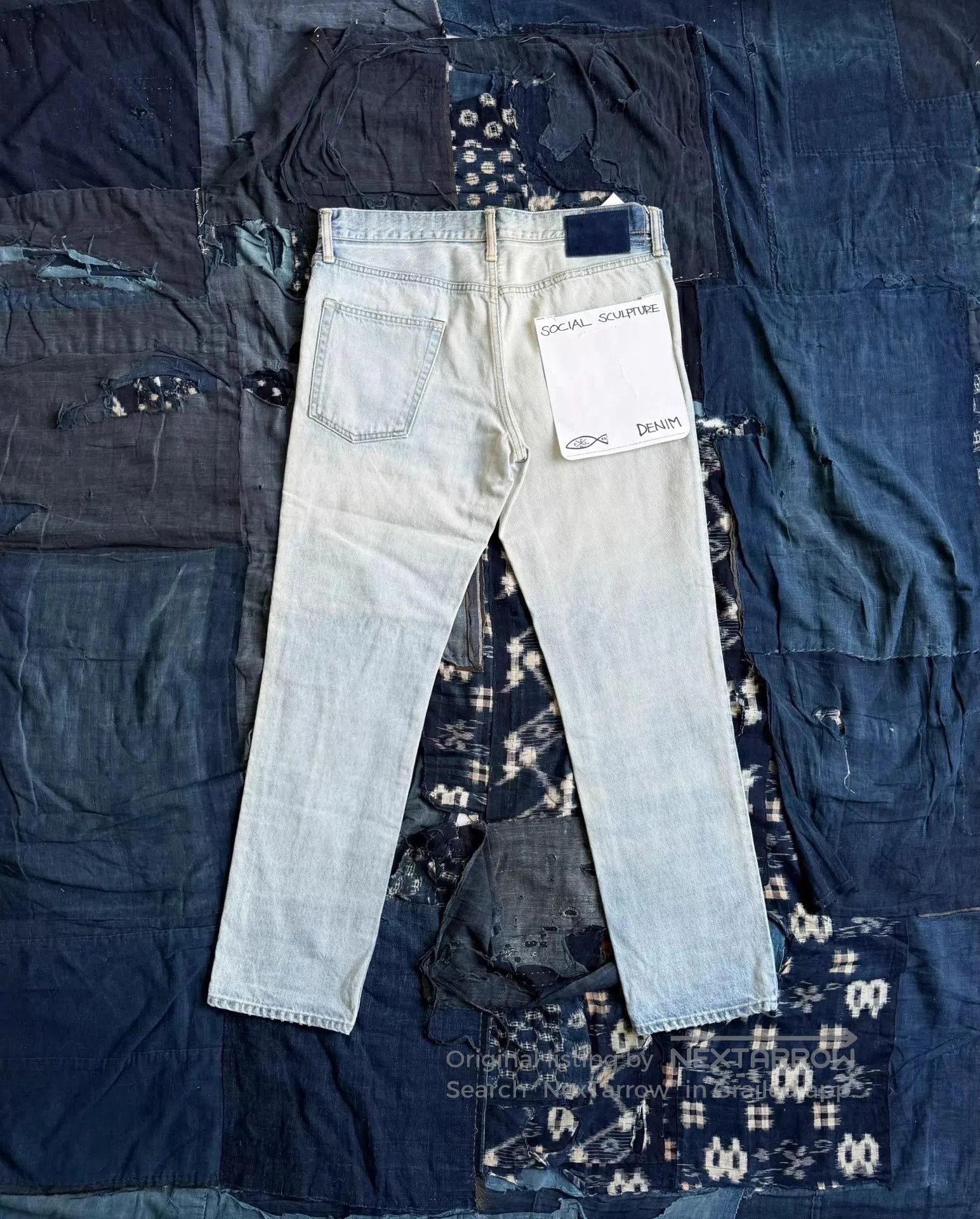 Visvim Distressed Blue Denim Jeans Size 30. Size US 30 / EU 46 - 2 Thumbnail