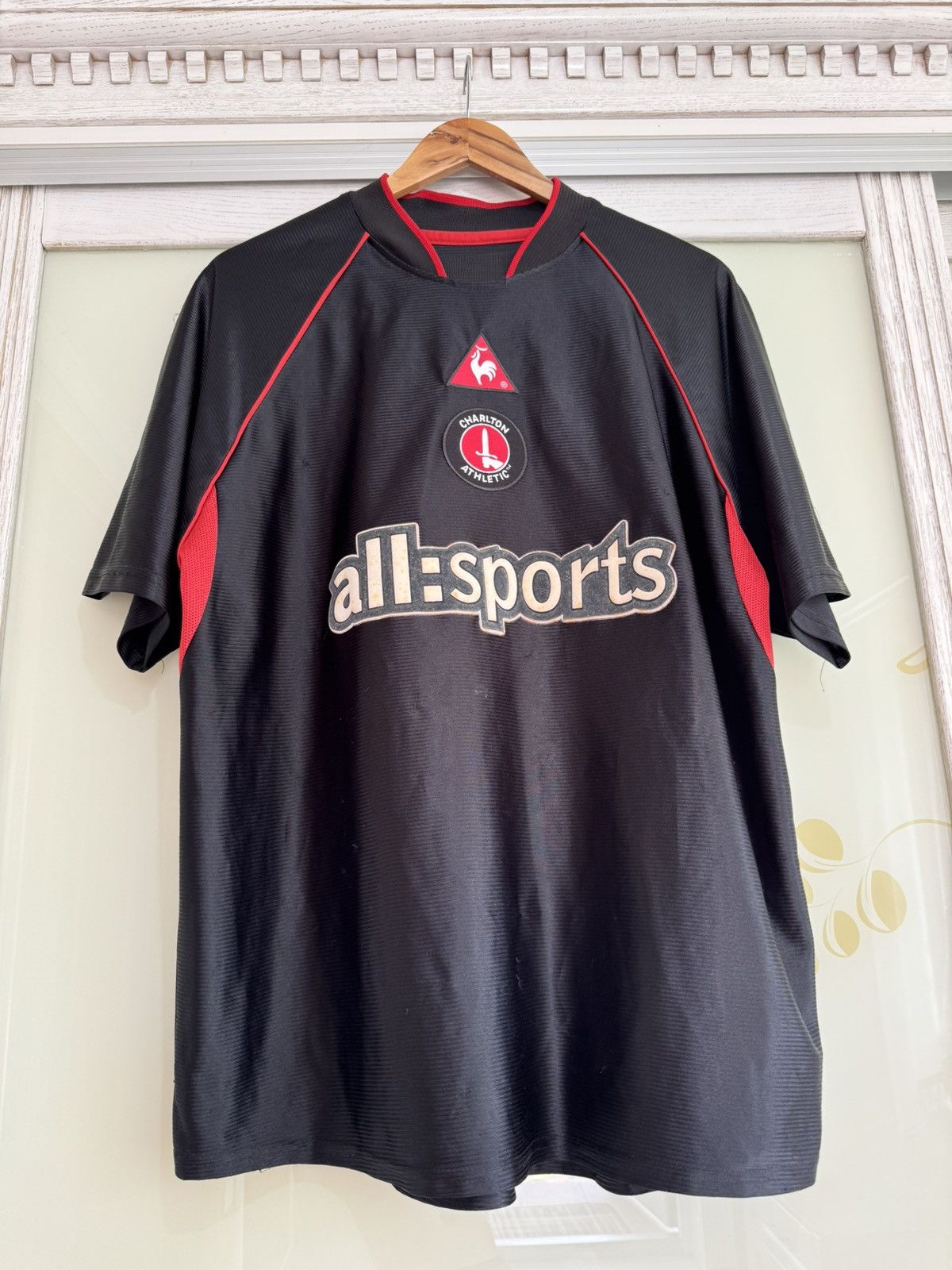 Le Coq Sportif Vintage Charlton Athletic 2002-2003 Away Soccer Jersey Kit Size US L / EU 52-54 / 3 - 5 Thumbnail