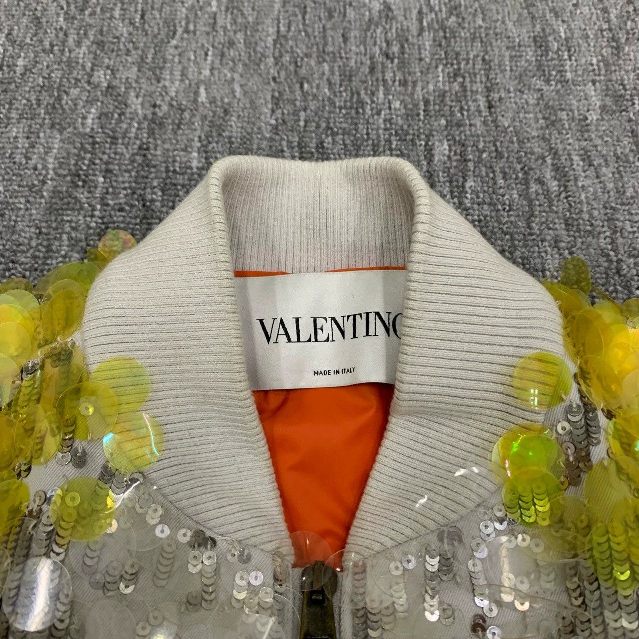 Valentino Valentino color-blocked short sequined jacket/ Size XS / US 0-2 / IT 36-38 - 8 Thumbnail