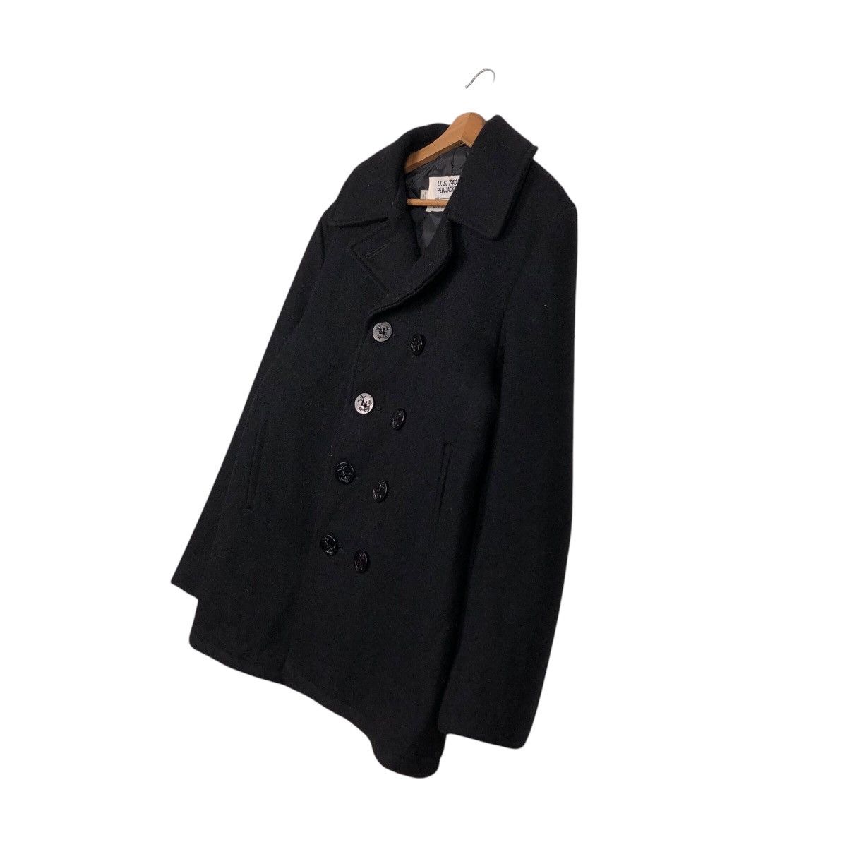 Schott 📌Vintage Wool Pea Jacket US 740N Schott Made in Usa Size US M / EU 48-50 / 2 - 3 Thumbnail