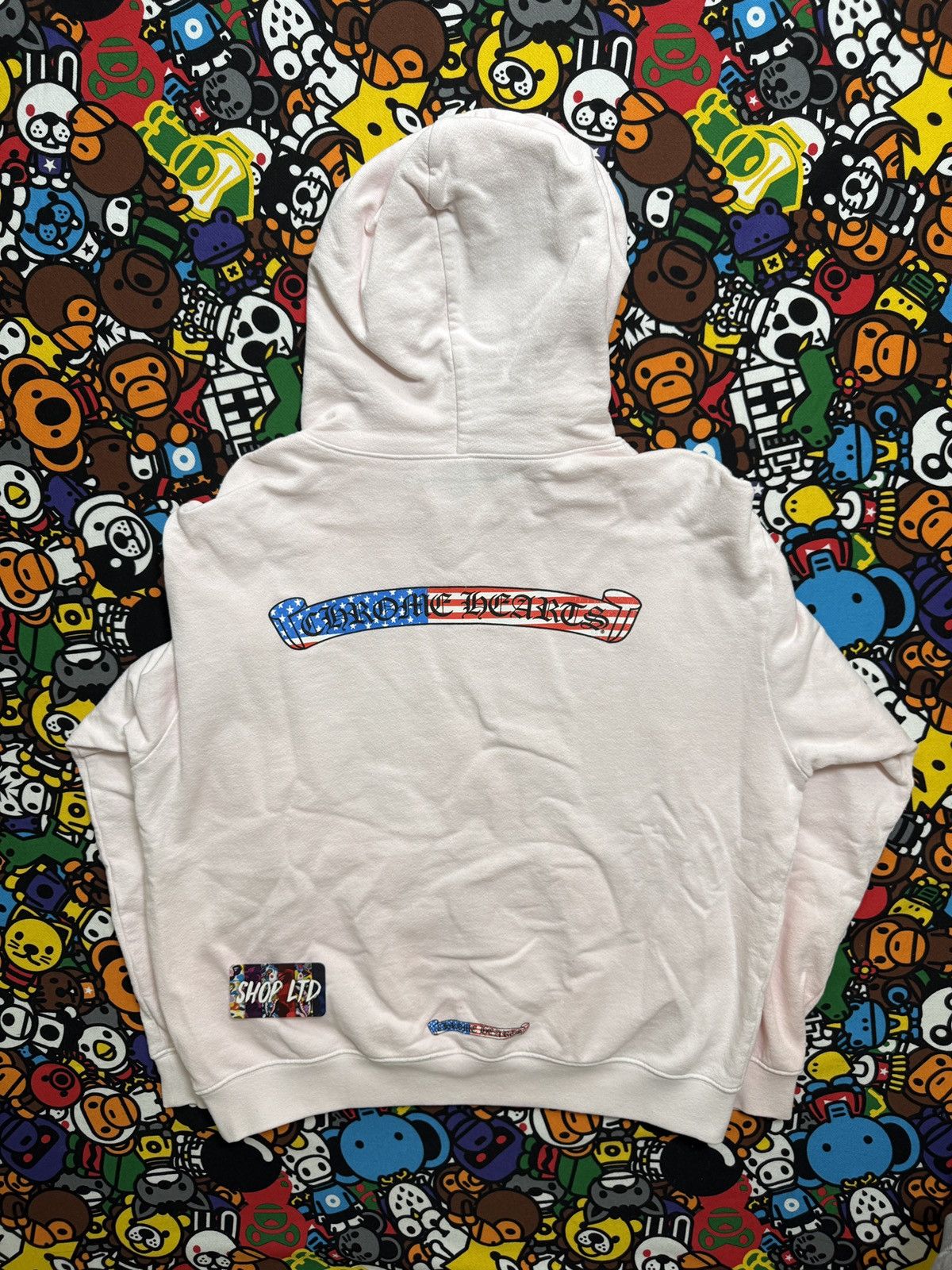 Chrome Hearts Chrome Hearts White USA Matty Boy Logo Pullover Hoodie Size US XL / EU 56 / 4 - 12 Thumbnail