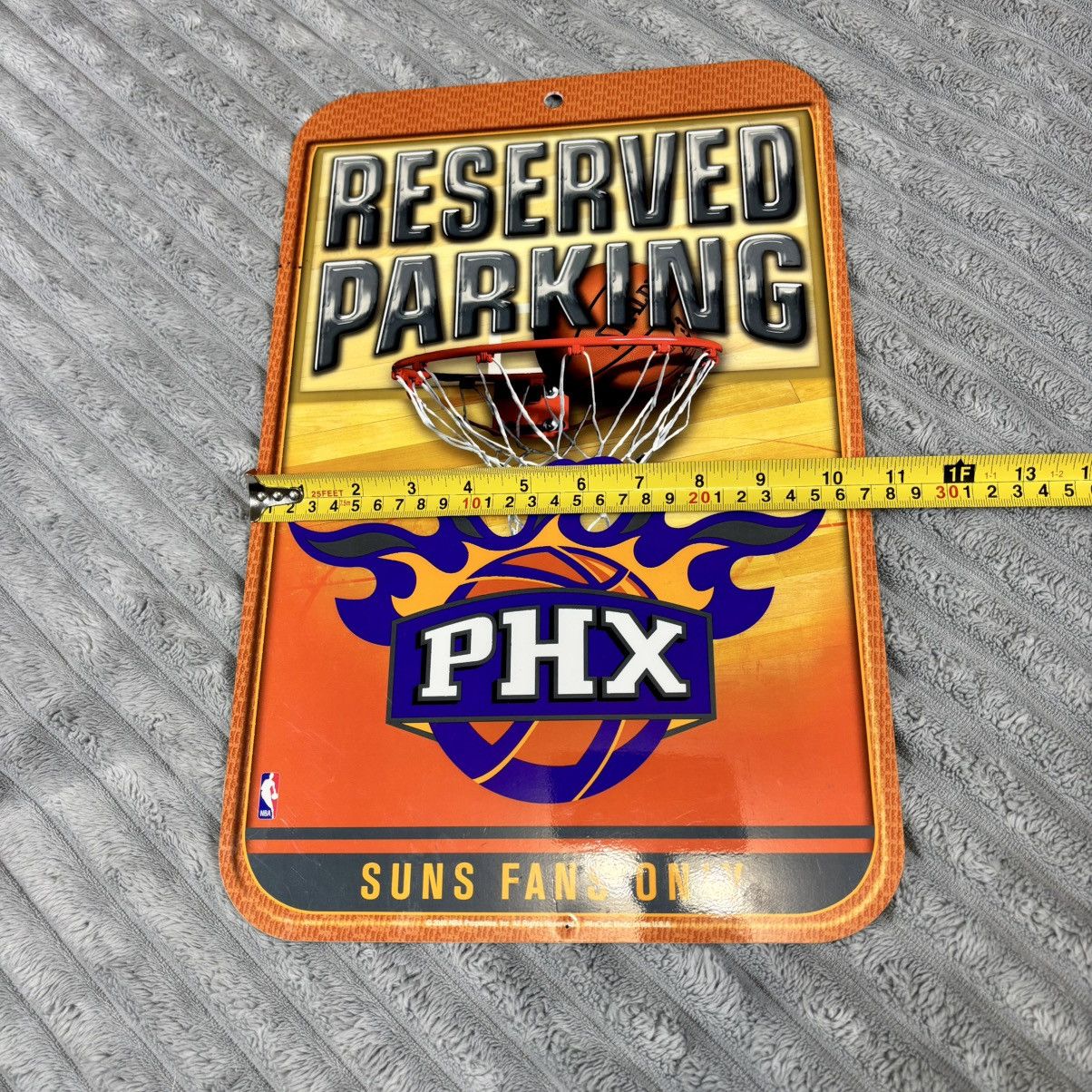 NBA PHOENIX SUNS RESERVED PARKING SIGN 2008 NBA WinCraft Size ONE SIZE - 8 Thumbnail